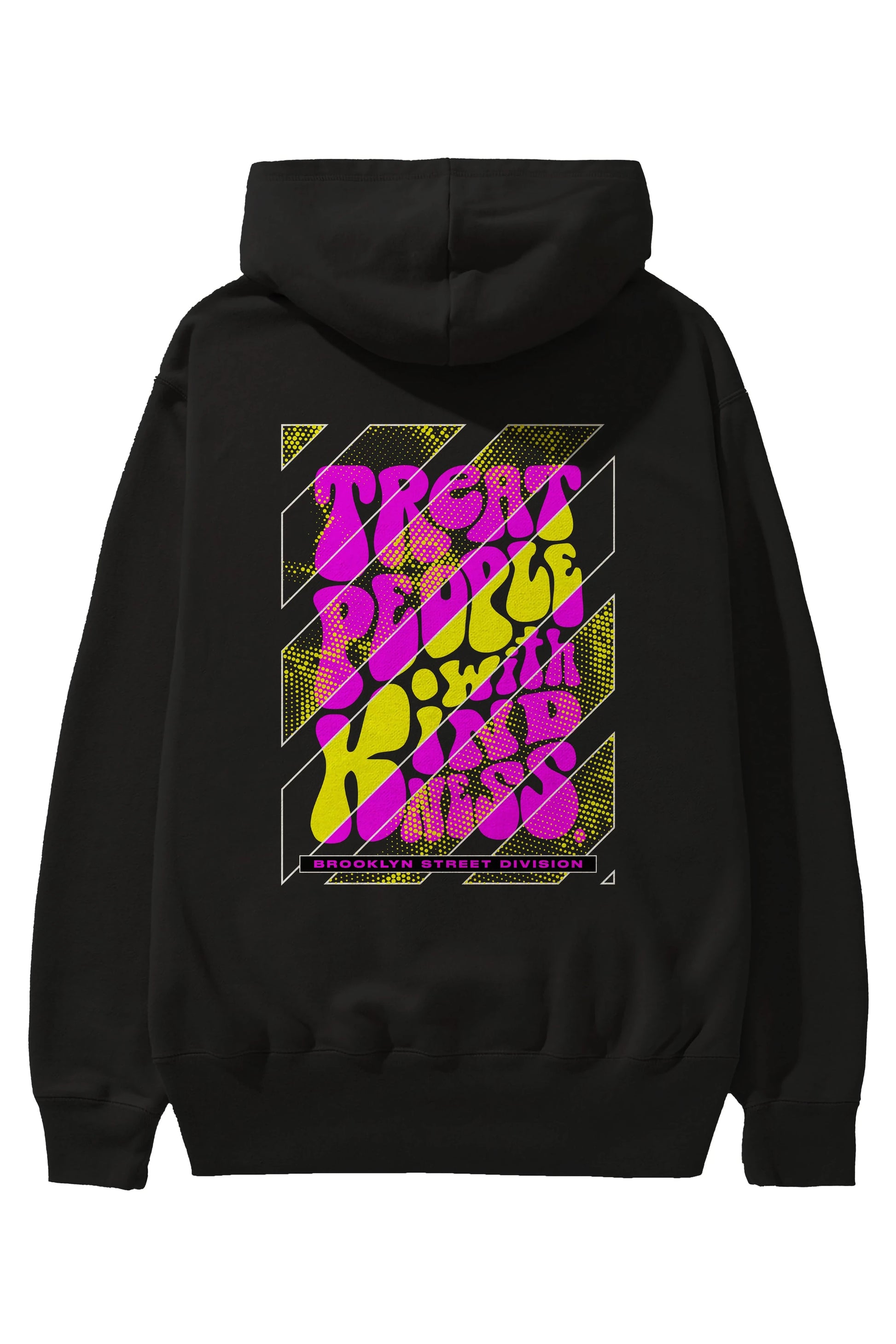Treat People Arka Baskılı Hoodie Oversize Kapüşonlu Sweatshirt Erkek Kadın Unisex
