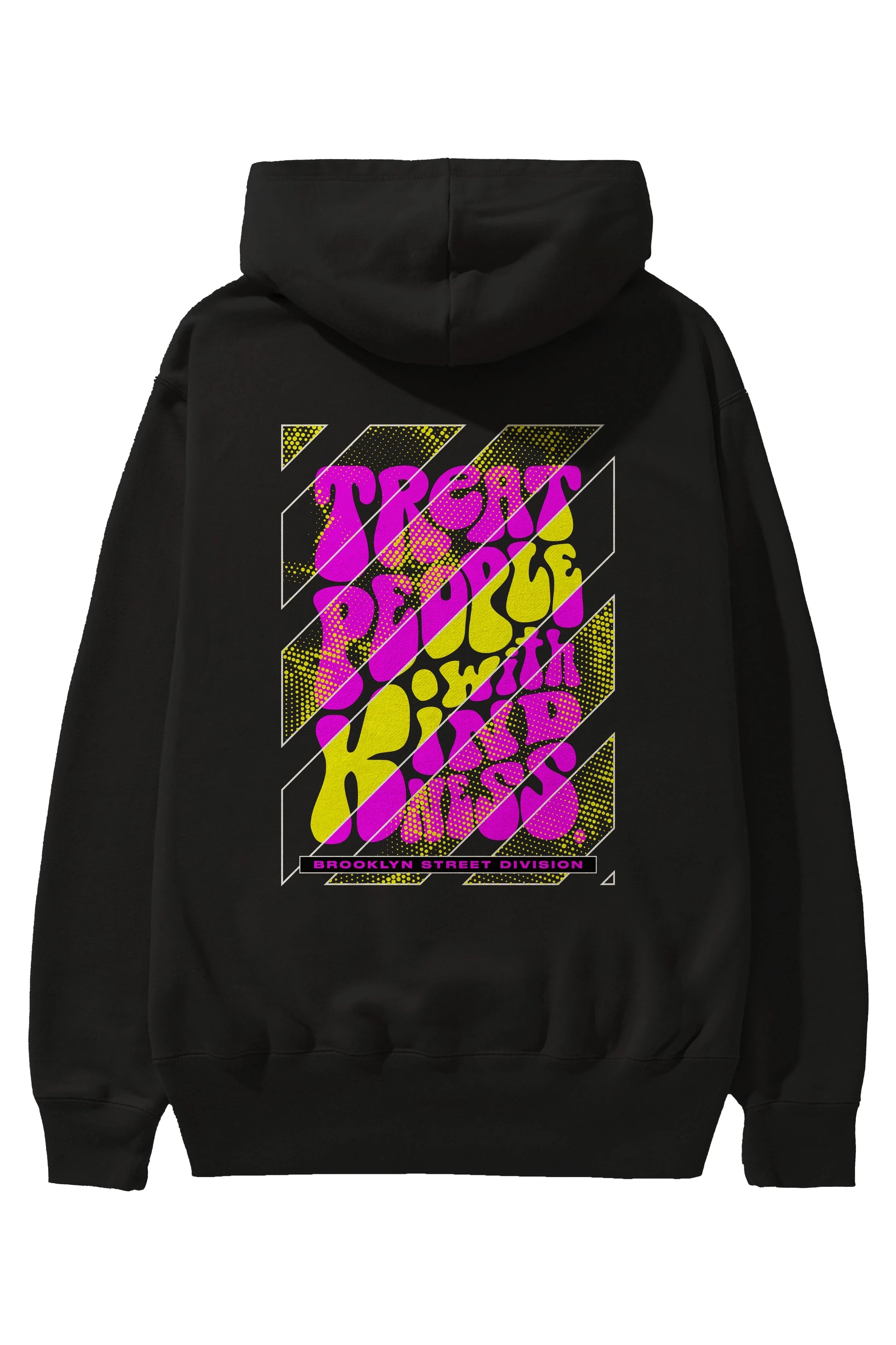 Treat People Arka Baskılı Hoodie Oversize Kapüşonlu Sweatshirt Erkek Kadın Unisex