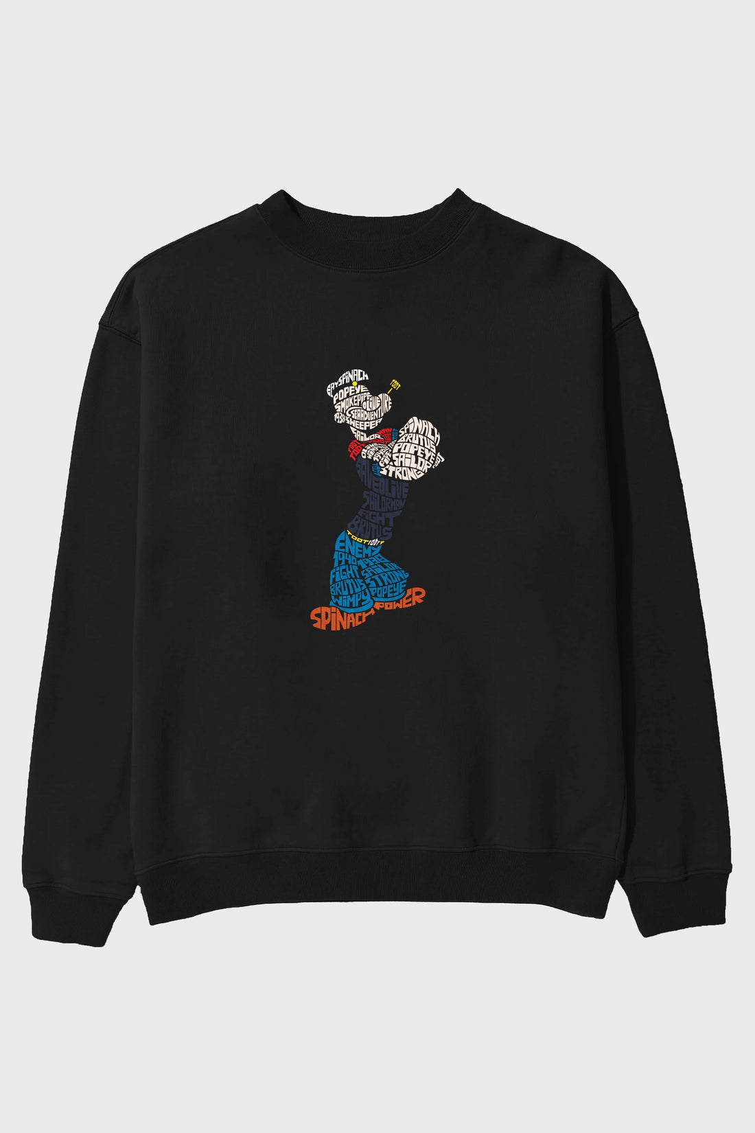 Sailorman Ön Baskılı Oversize Sweatshirt Erkek Kadın Unisex