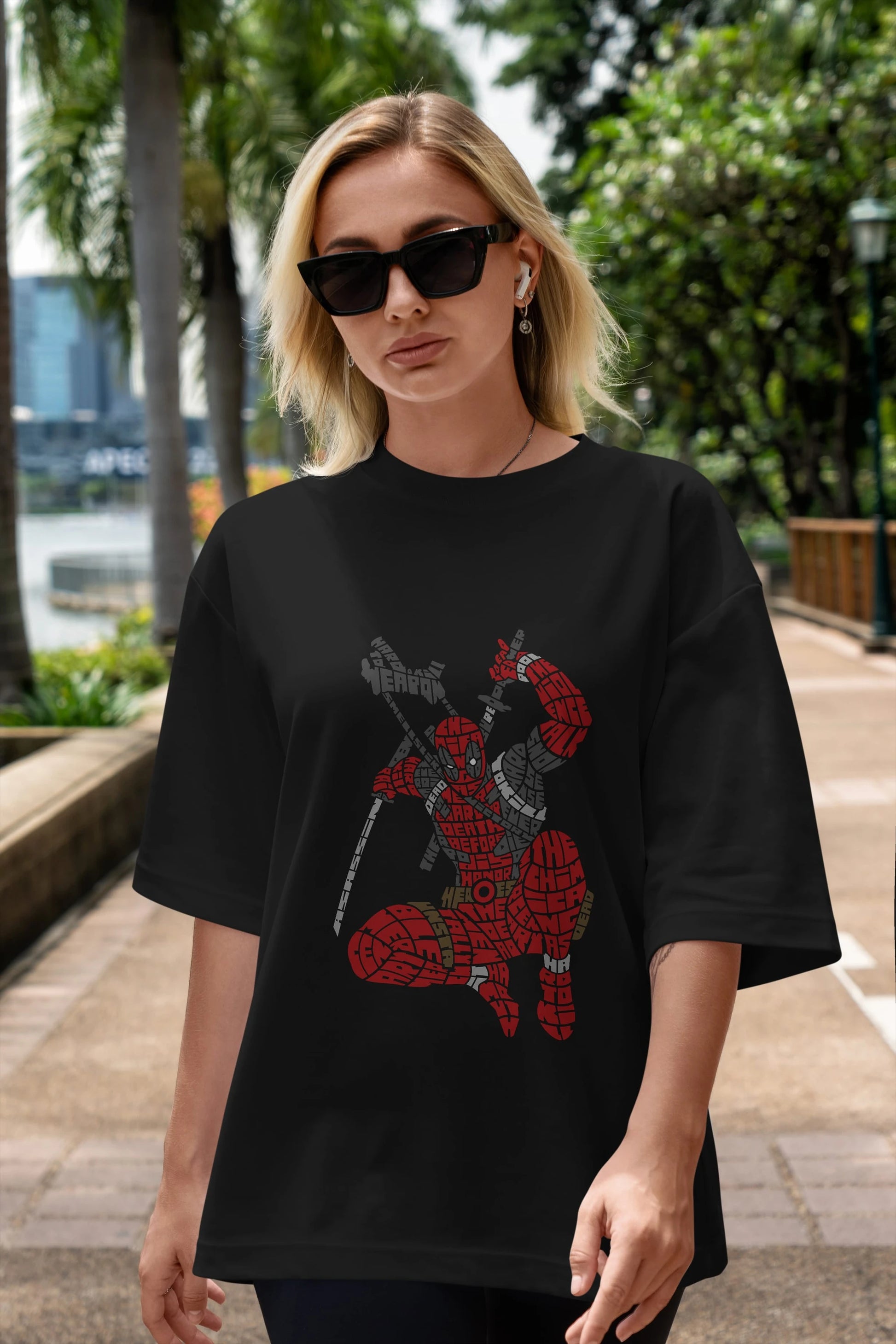 Chimichanga Ön Baskılı Oversize t-shirt %100 pamuk Erkek Kadın Unisex