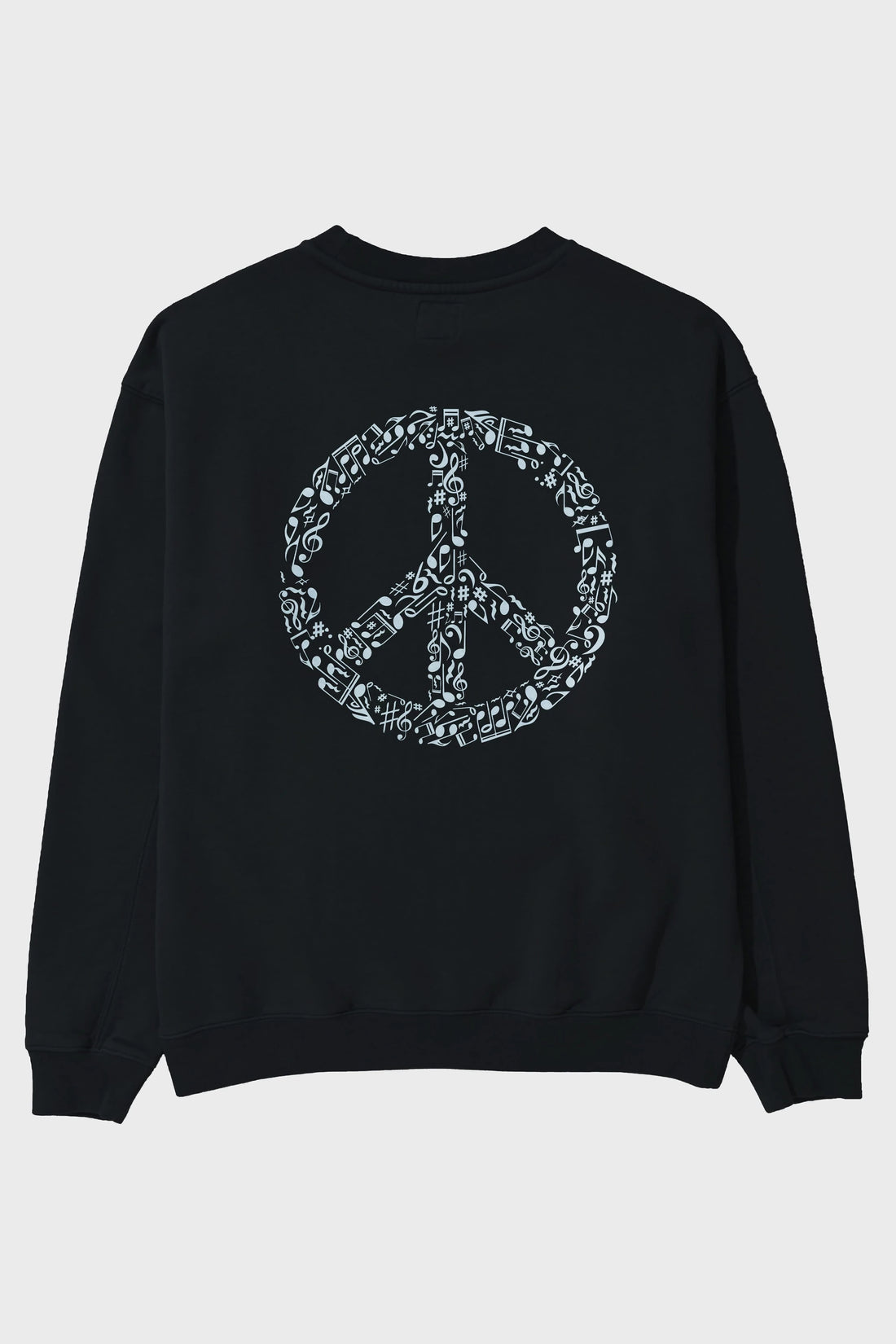 Rhyme In Peace Arka Baskılı Oversize Sweatshirt Erkek Kadın Unisex