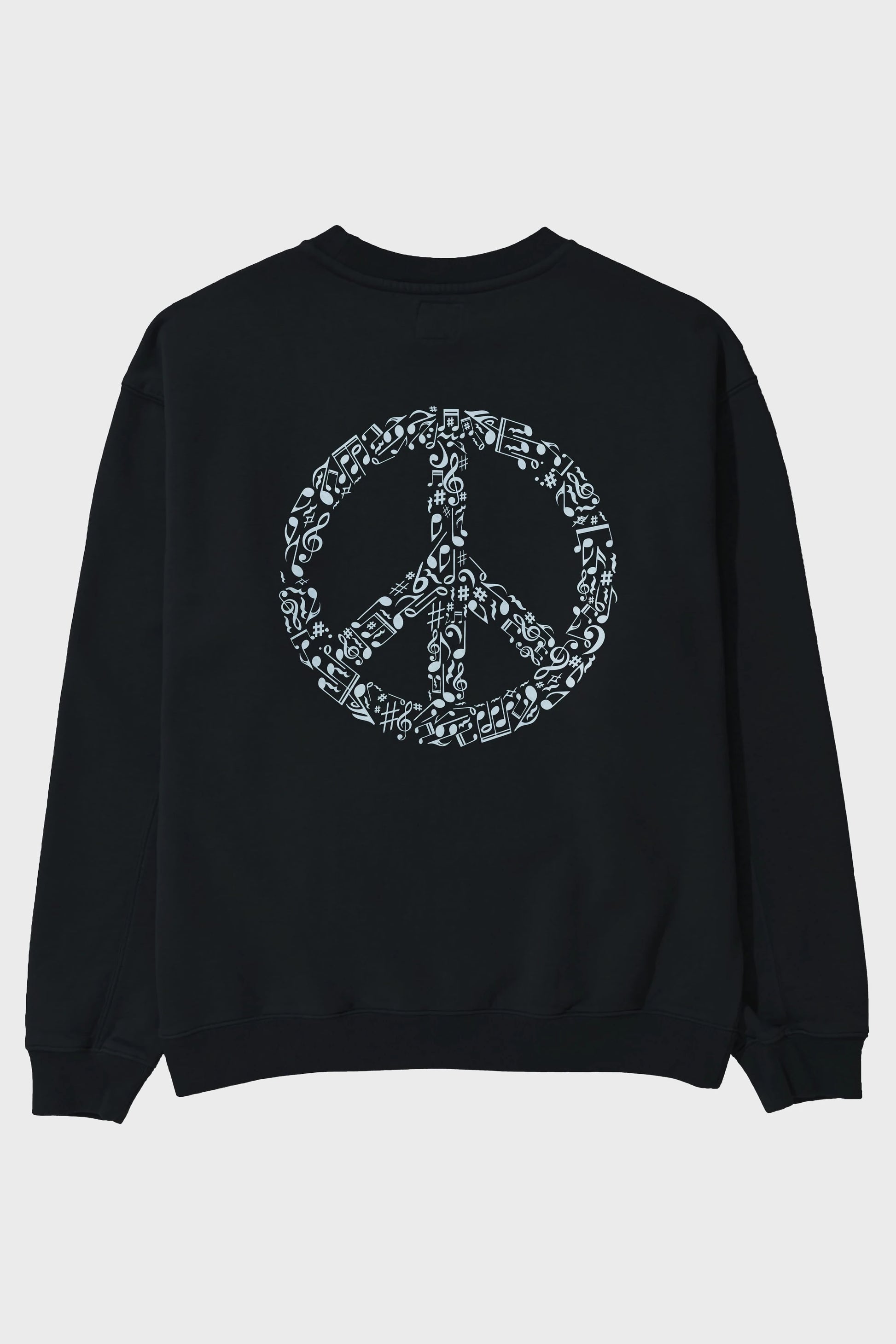 Rhyme In Peace Arka Baskılı Oversize Sweatshirt Erkek Kadın Unisex
