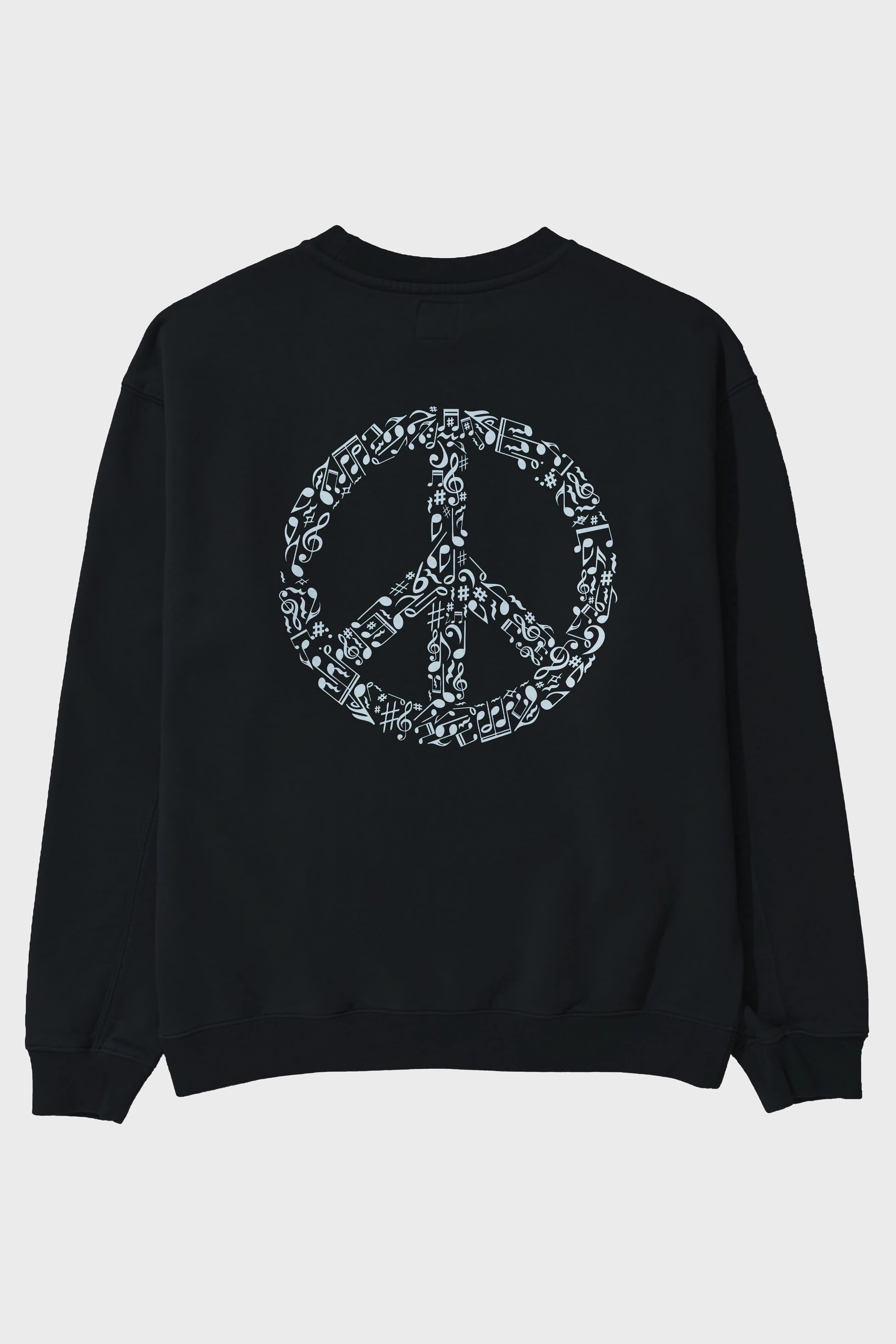 Rhyme In Peace Arka Baskılı Oversize Sweatshirt Erkek Kadın Unisex