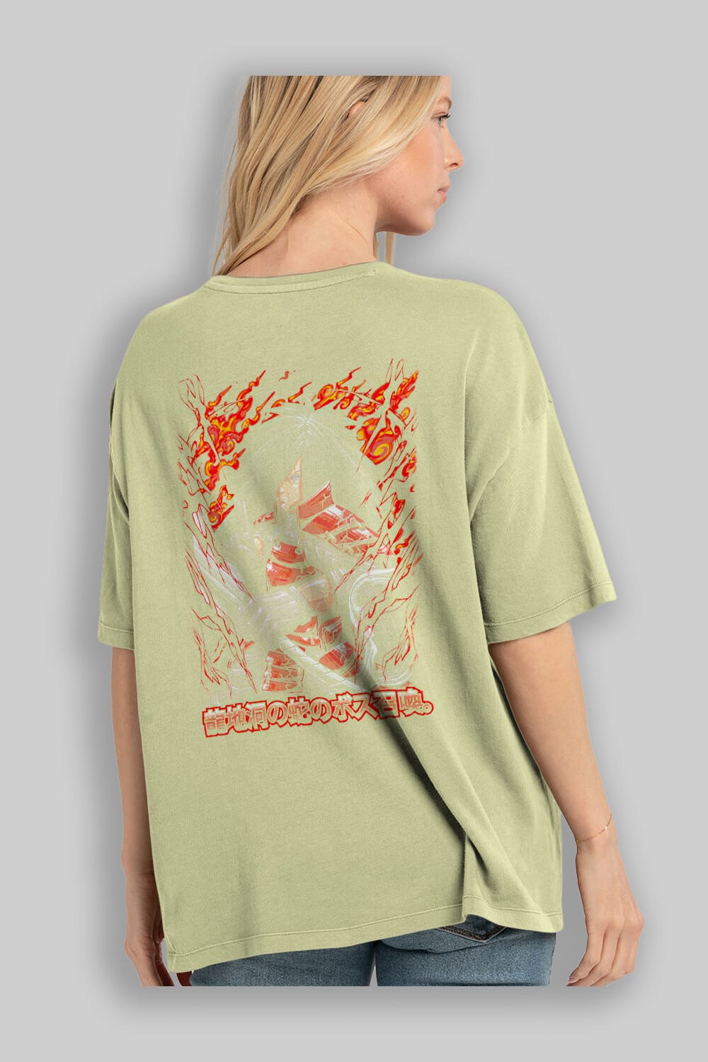 NARUTO (12) Anime Arka Baskılı Oversize t-shirt Erkek Kadın Unisex