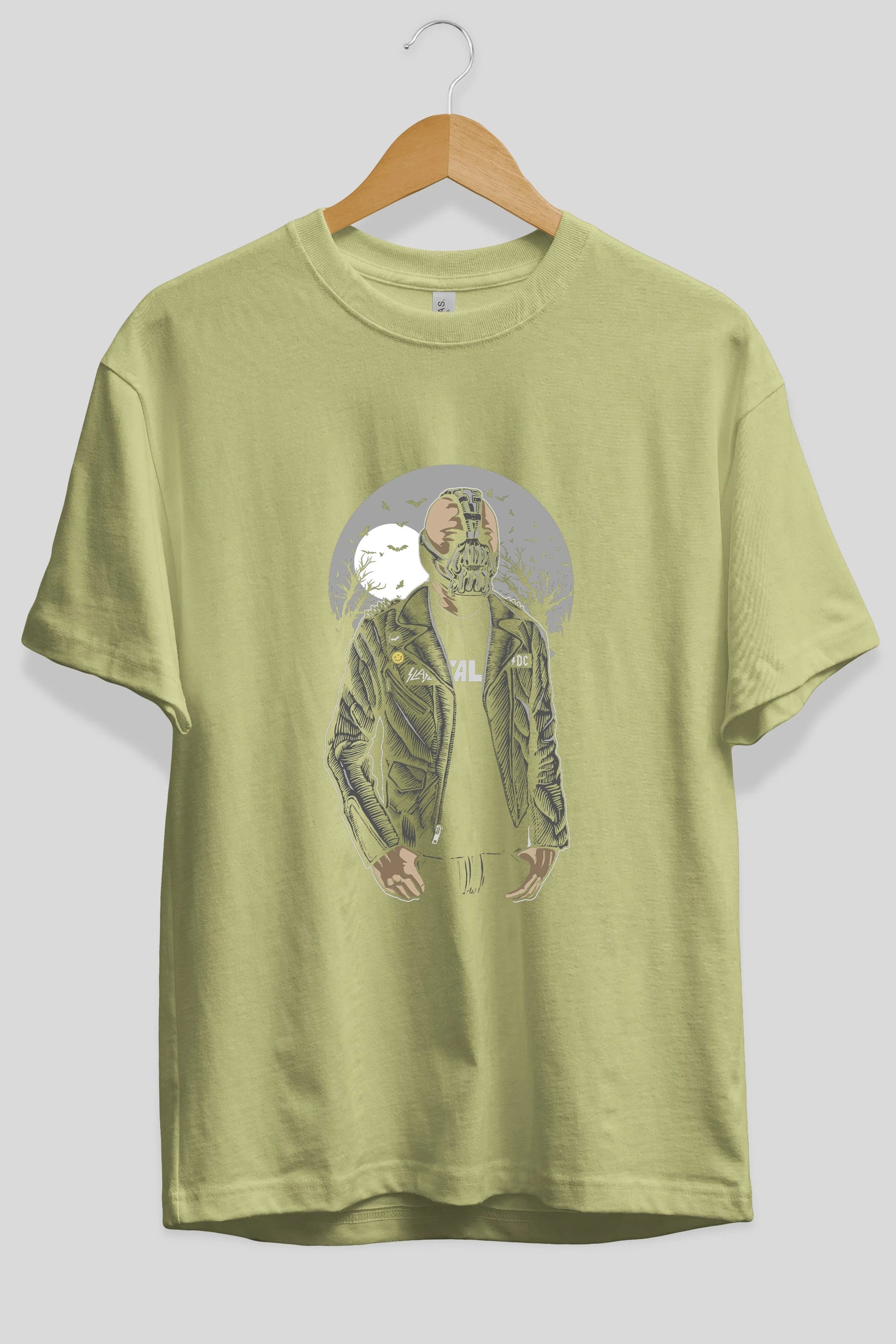 Bane Ön Baskılı Oversize t-shirt Erkek Kadın Unisex %100 Pamuk tişort