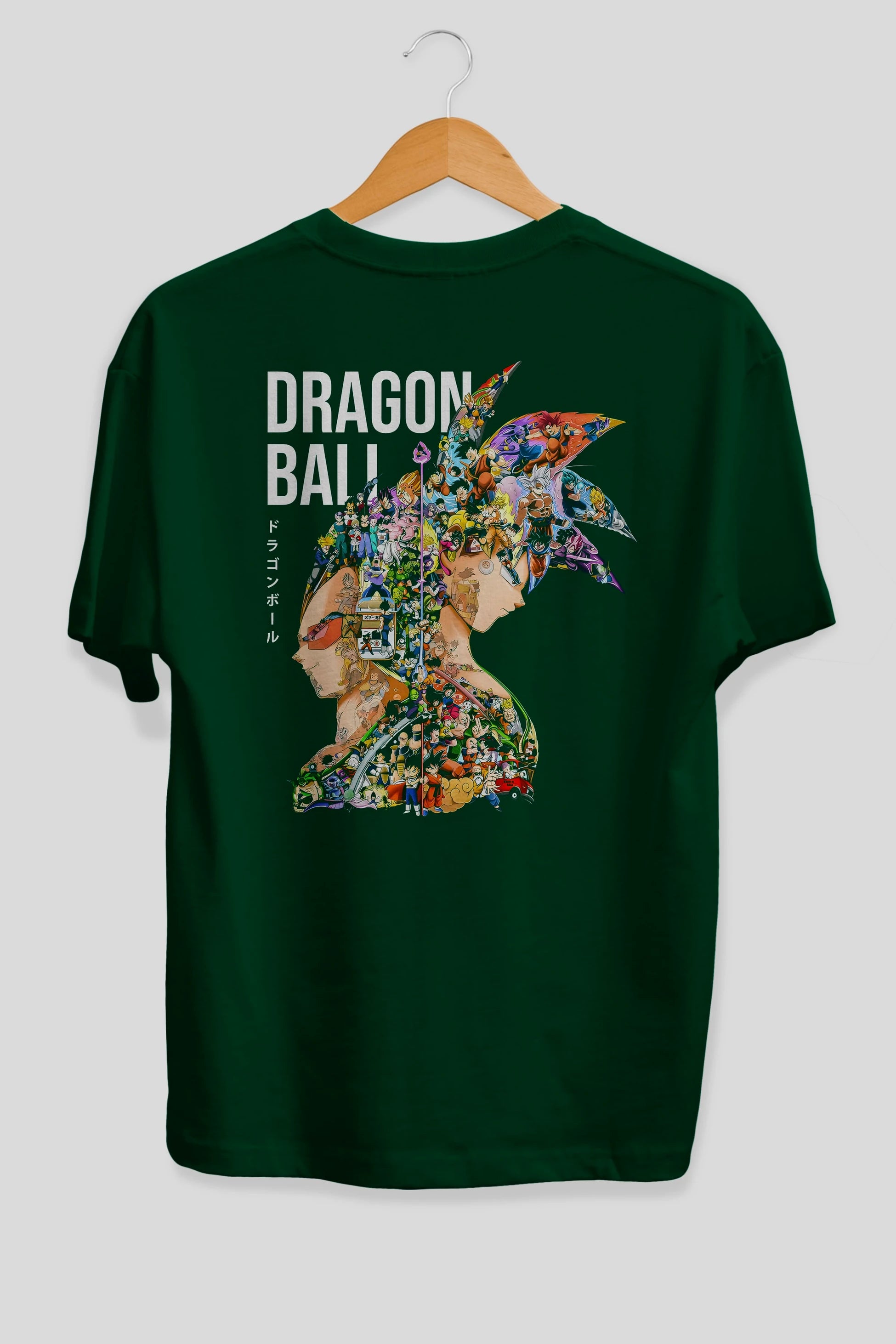 DRAGON BALL ART (5) Anime Arka Baskılı Oversize t-shirt Erkek Kadın Unisex