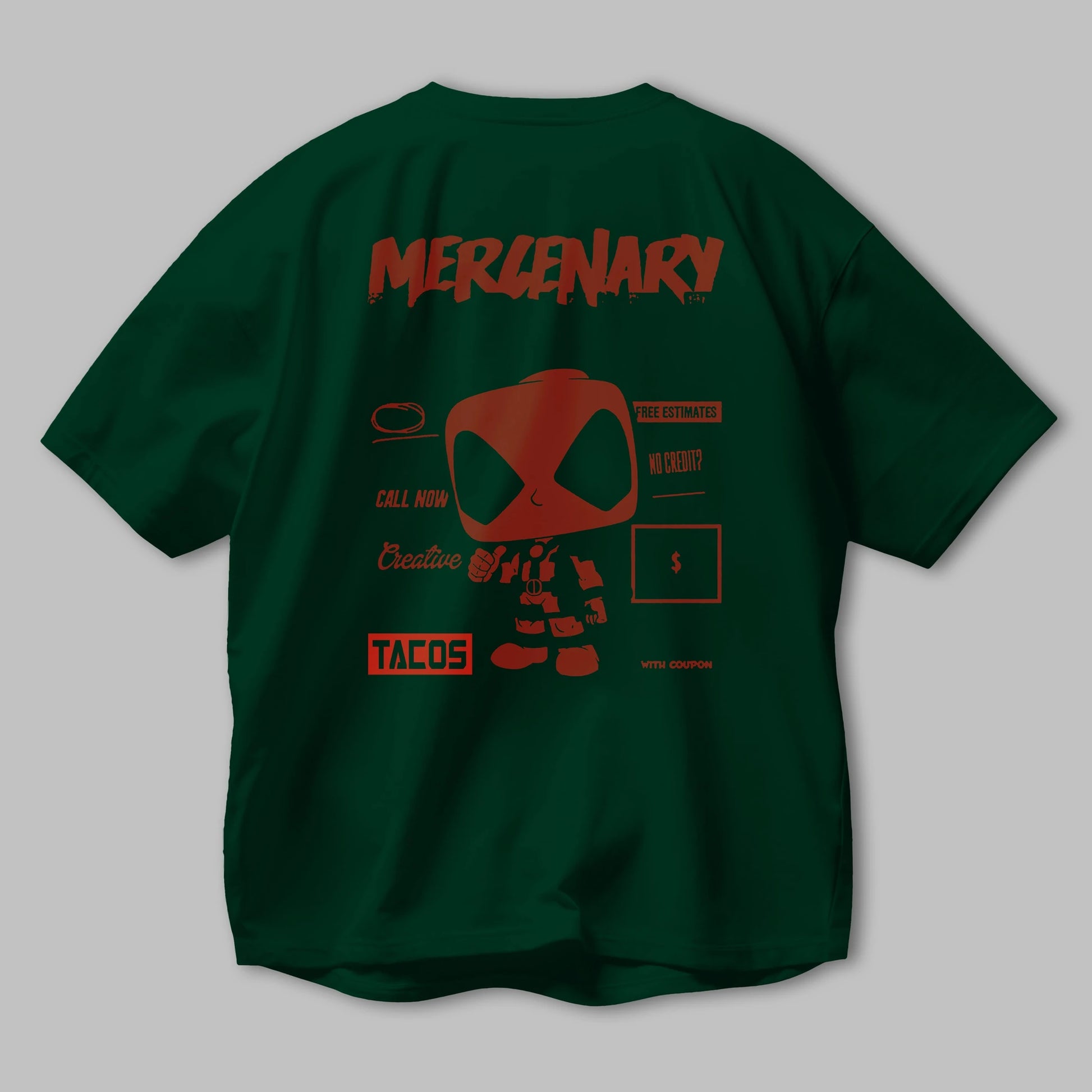 Deadpool (18) Arka Baskılı Oversize t-shirt Erkek Kadın Unisex %100 Pamuk Bisiklet Yaka tişort