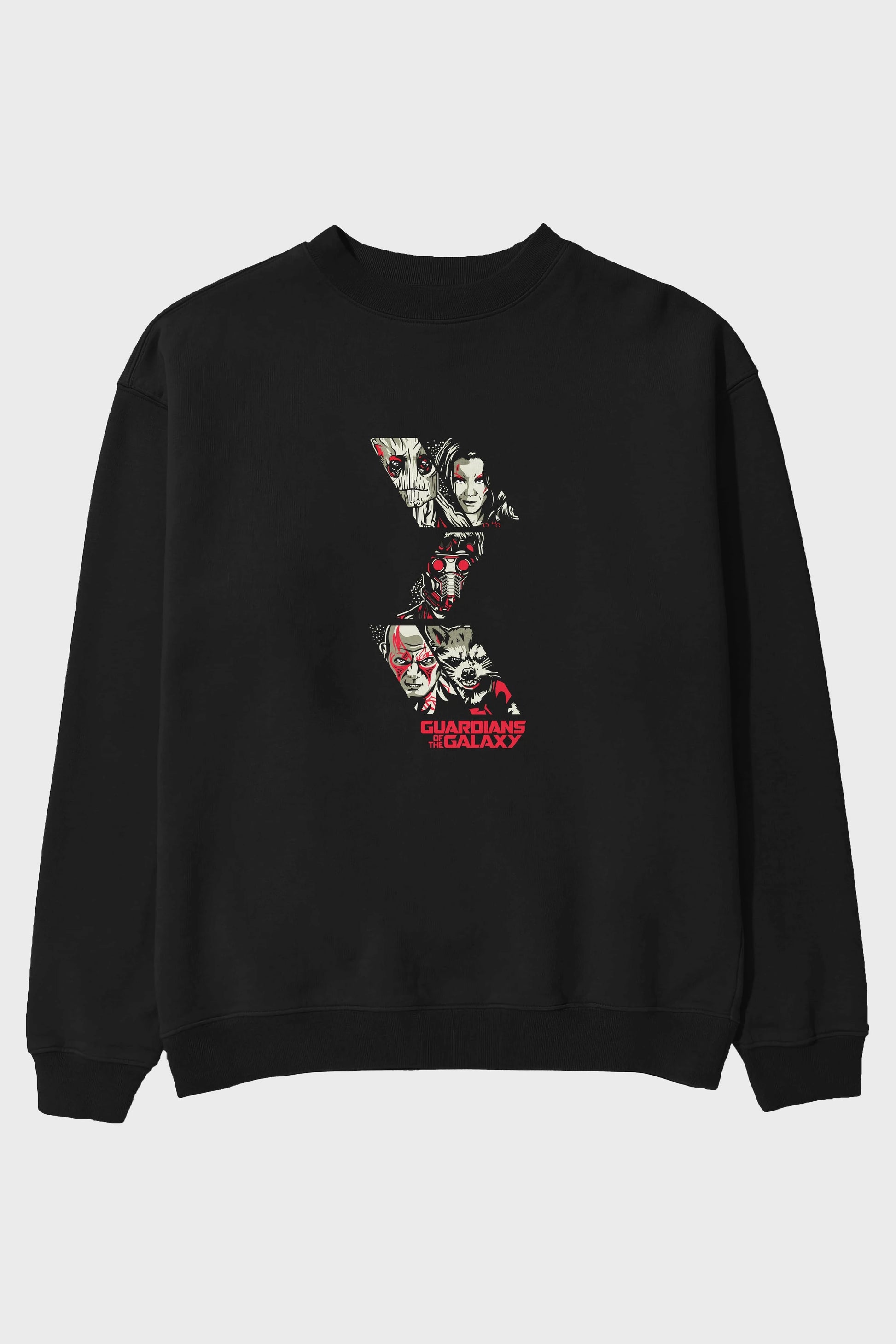 Guardians of The Galaxy 1 Ön Baskılı Oversize Sweatshirt Erkek Kadın Unisex