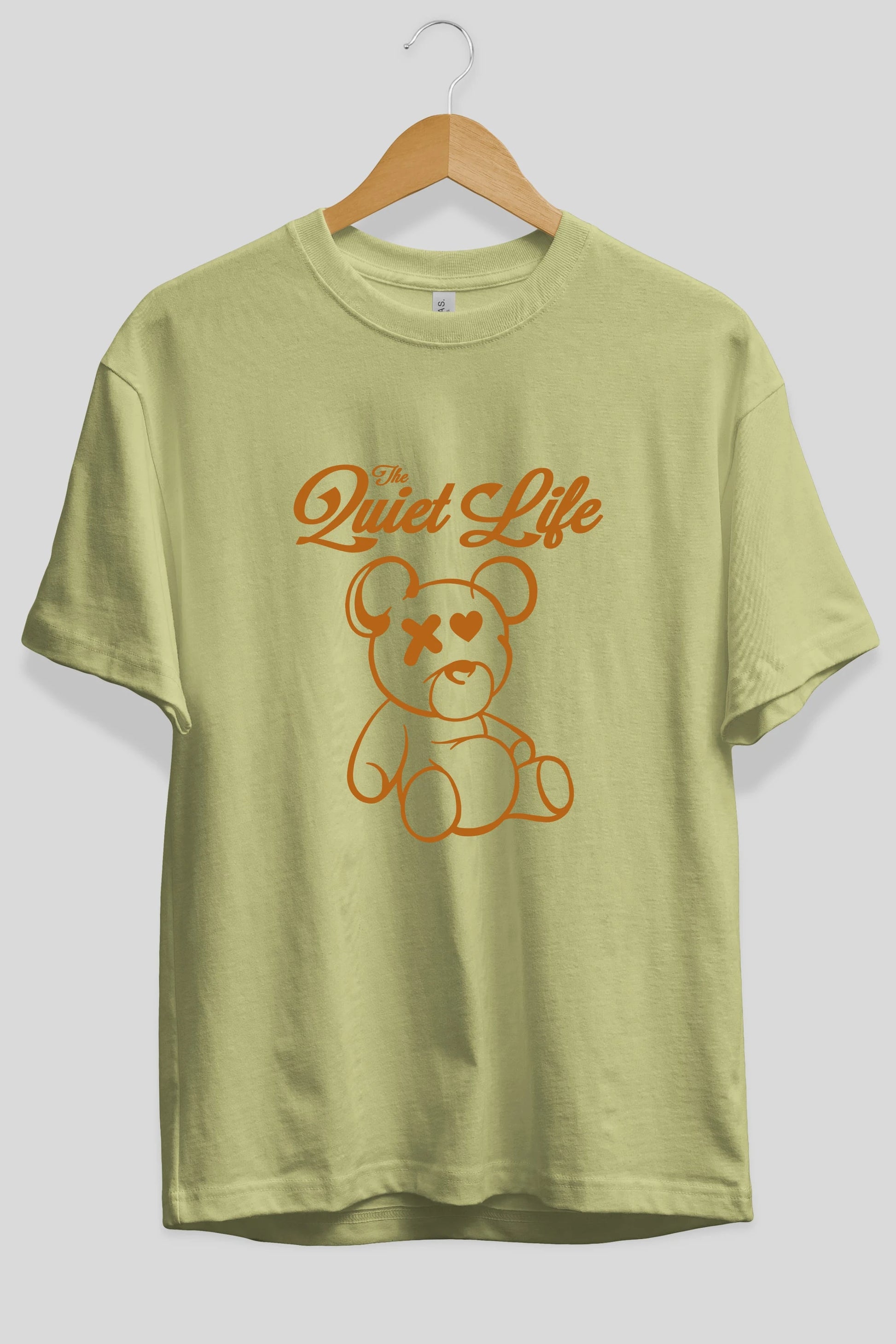 The Life Bear Ön Baskılı Oversize t-shirt Erkek Kadın Unisex