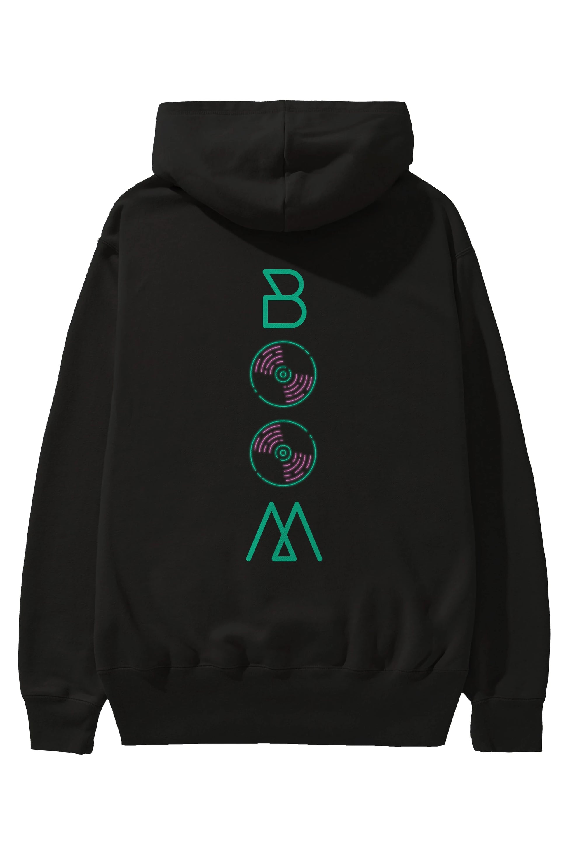 Boom Arka Baskılı Oversize Hoodie Kapüşonlu Sweatshirt Erkek Kadın Unisex