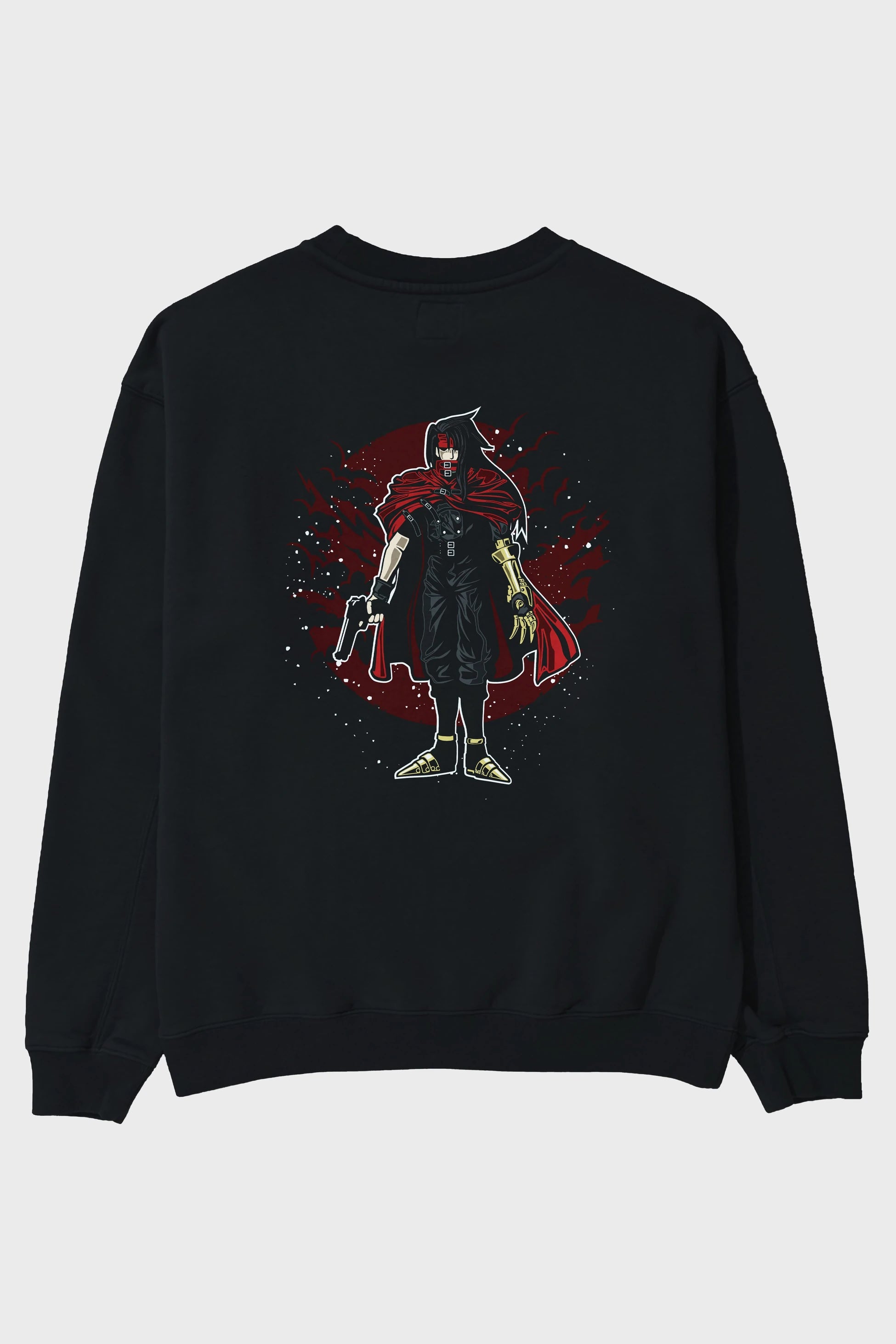 FINAL FANTASY Arka Baskılı Oversize Sweatshirt Erkek Kadın Unisex