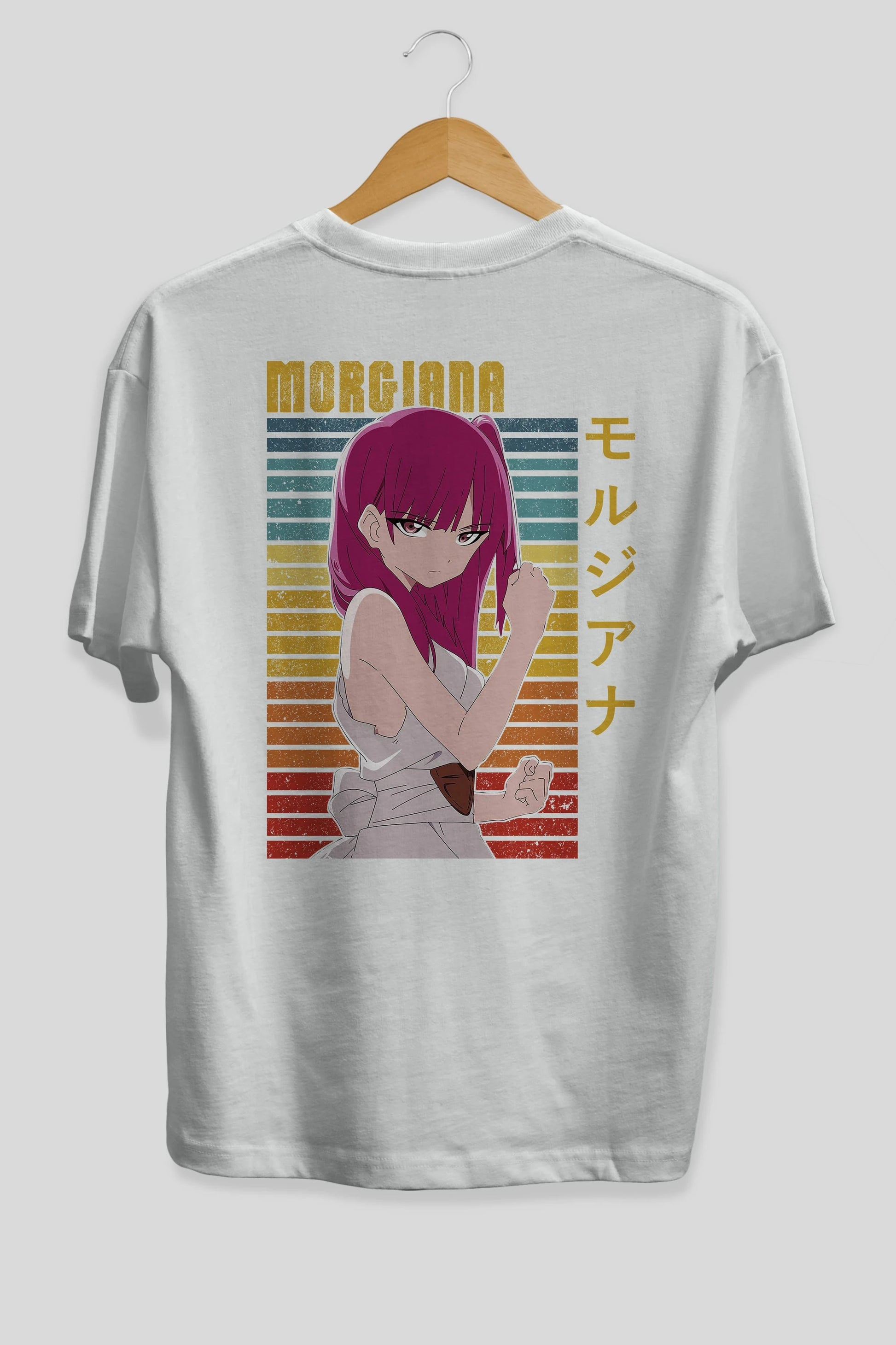 Morgiana 3 Anime Arka Baskılı Oversize t-shirt Erkek Kadın Unisex