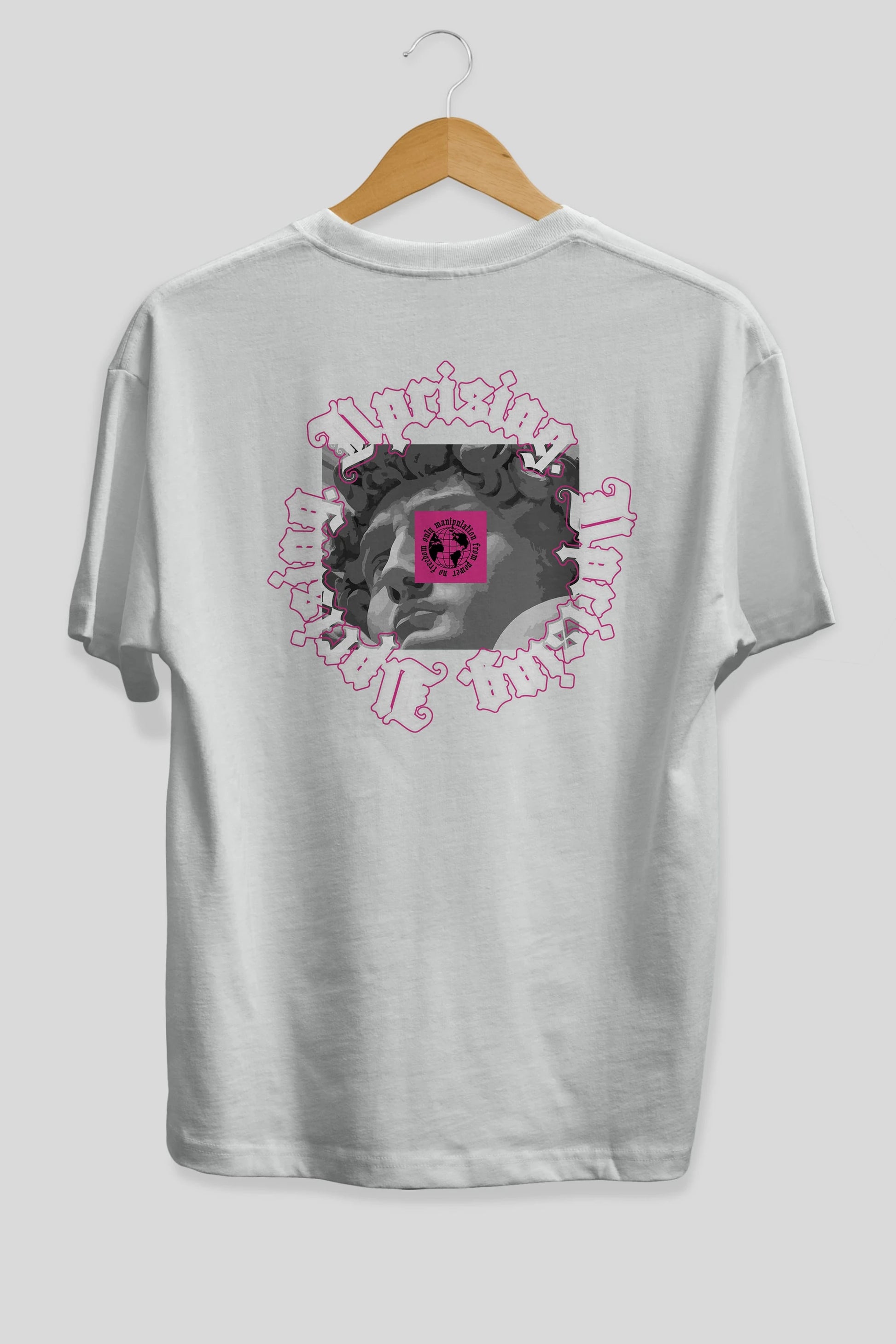 Uprising Arka Baskılı Oversize t-shirt Erkek Kadın Unisex