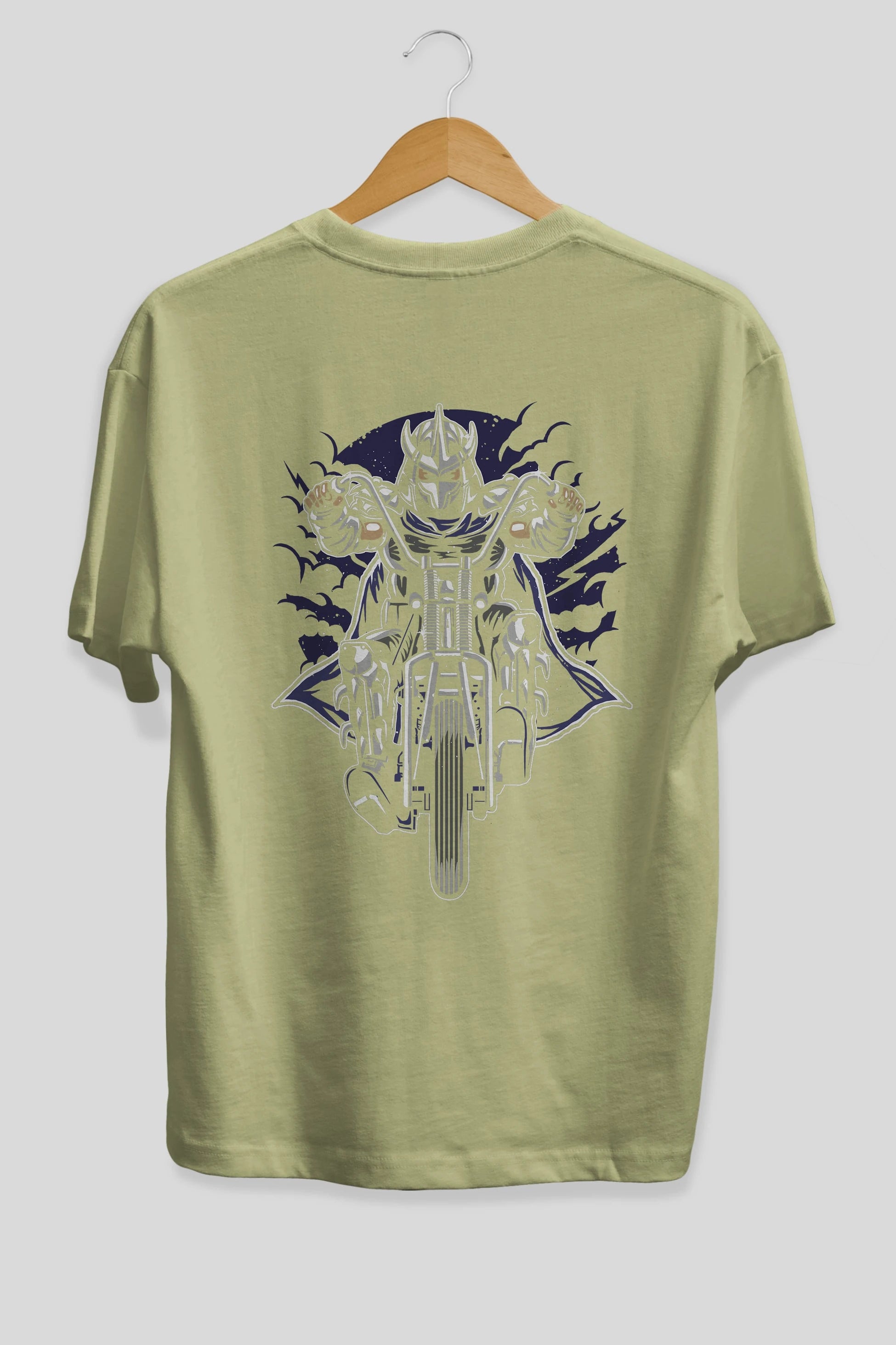 Shred Chopper Arka Baskılı Oversize t-shirt Erkek Kadın Unisex %100 Pamuk