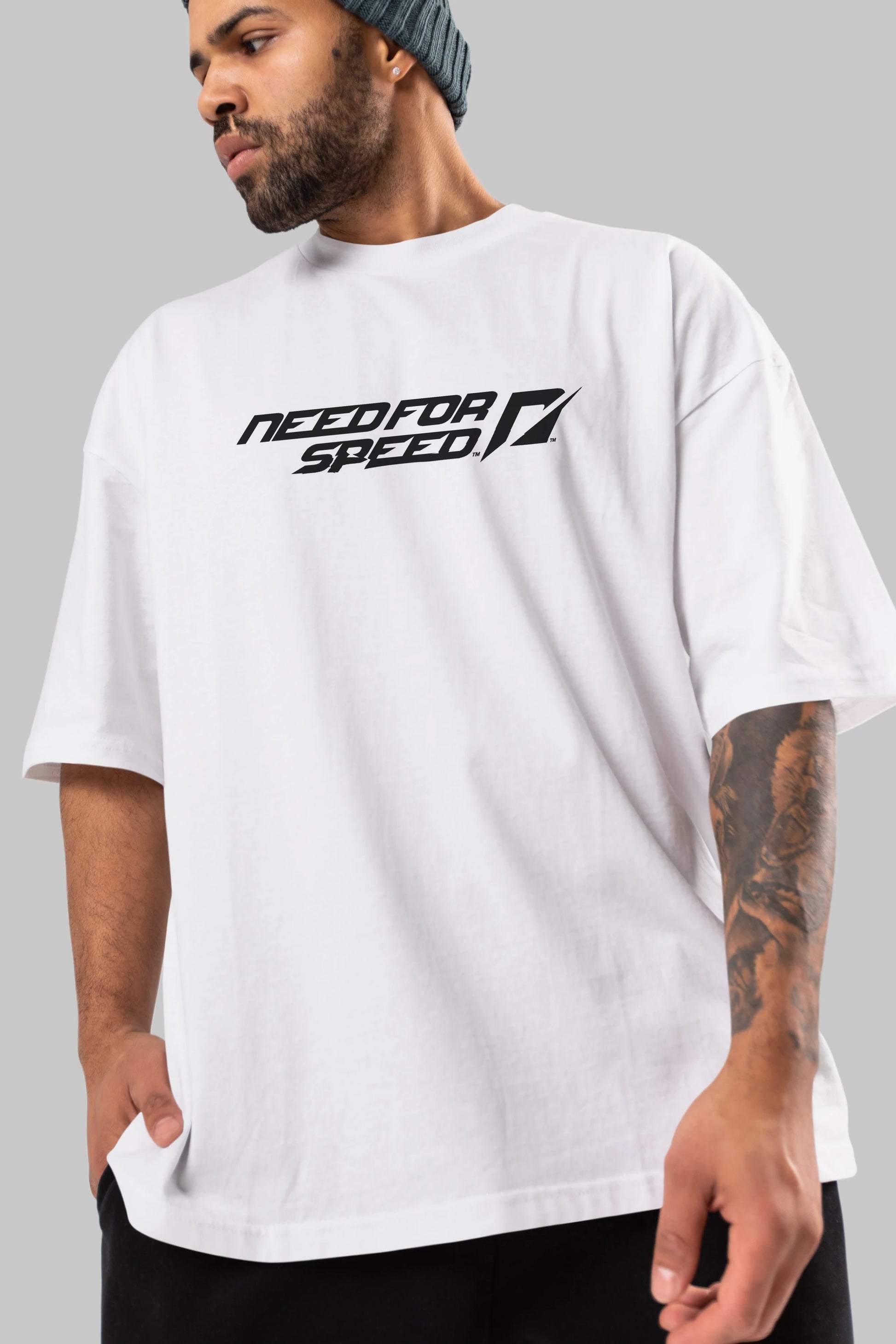 Need For Speed Ön Baskılı Oversize t-shirt %100 pamuk Erkek Kadın Unisex