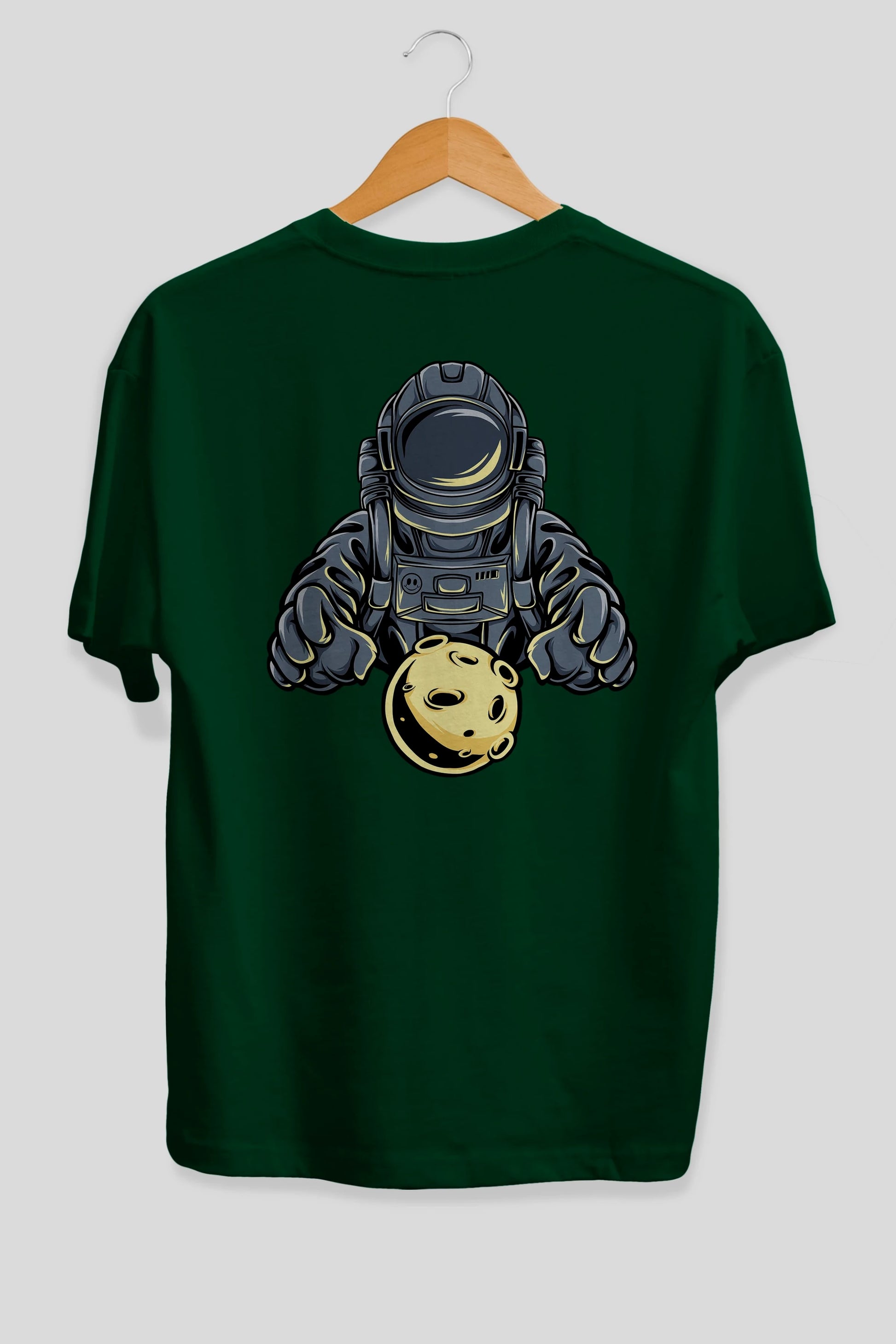 Astromoon tshirt Arka Baskılı Oversize t-shirt Erkek Kadın Unisex