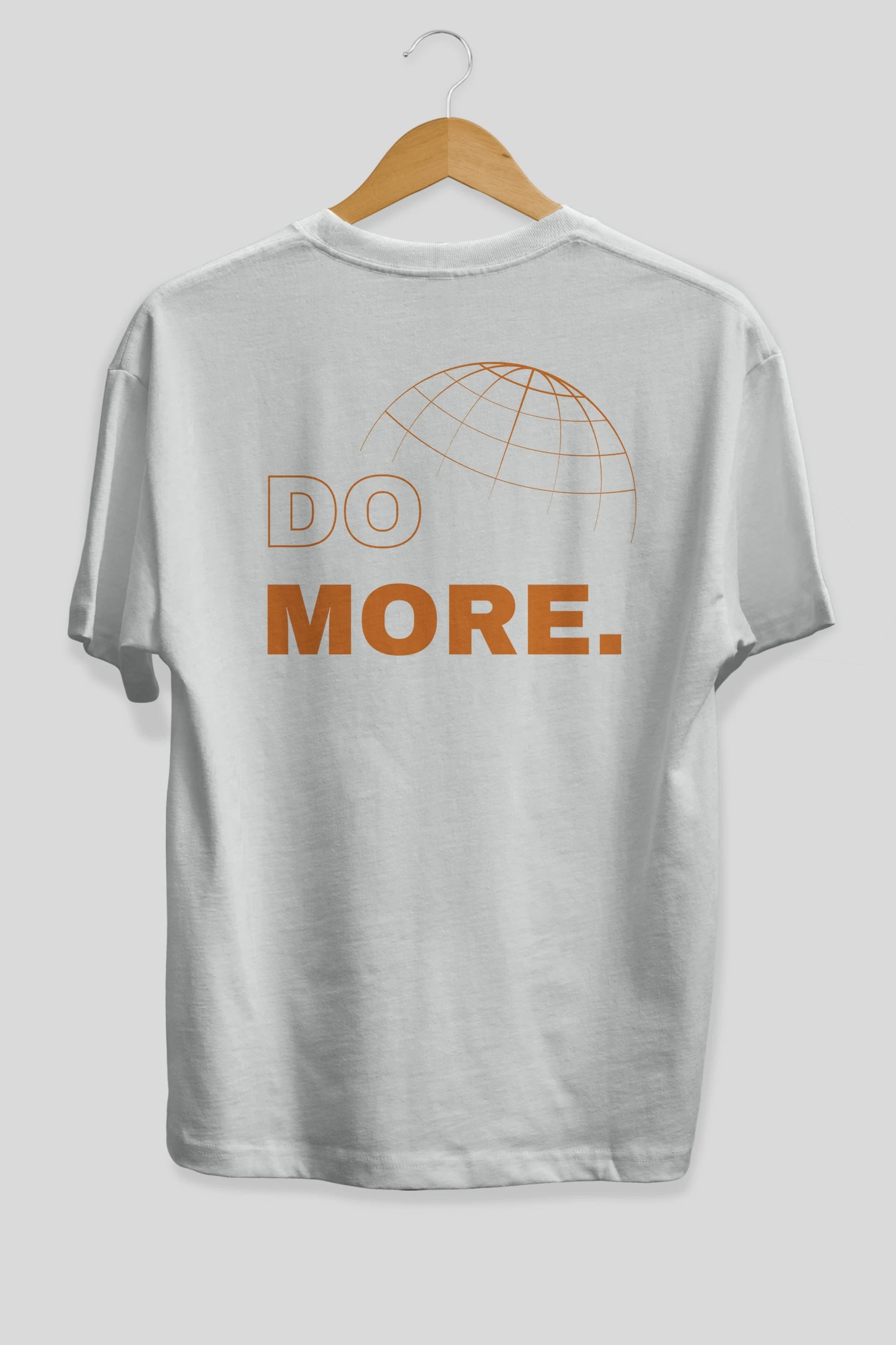 Do More Yazılı Arka Baskılı Oversize t-shirt Erkek Kadın Unisex