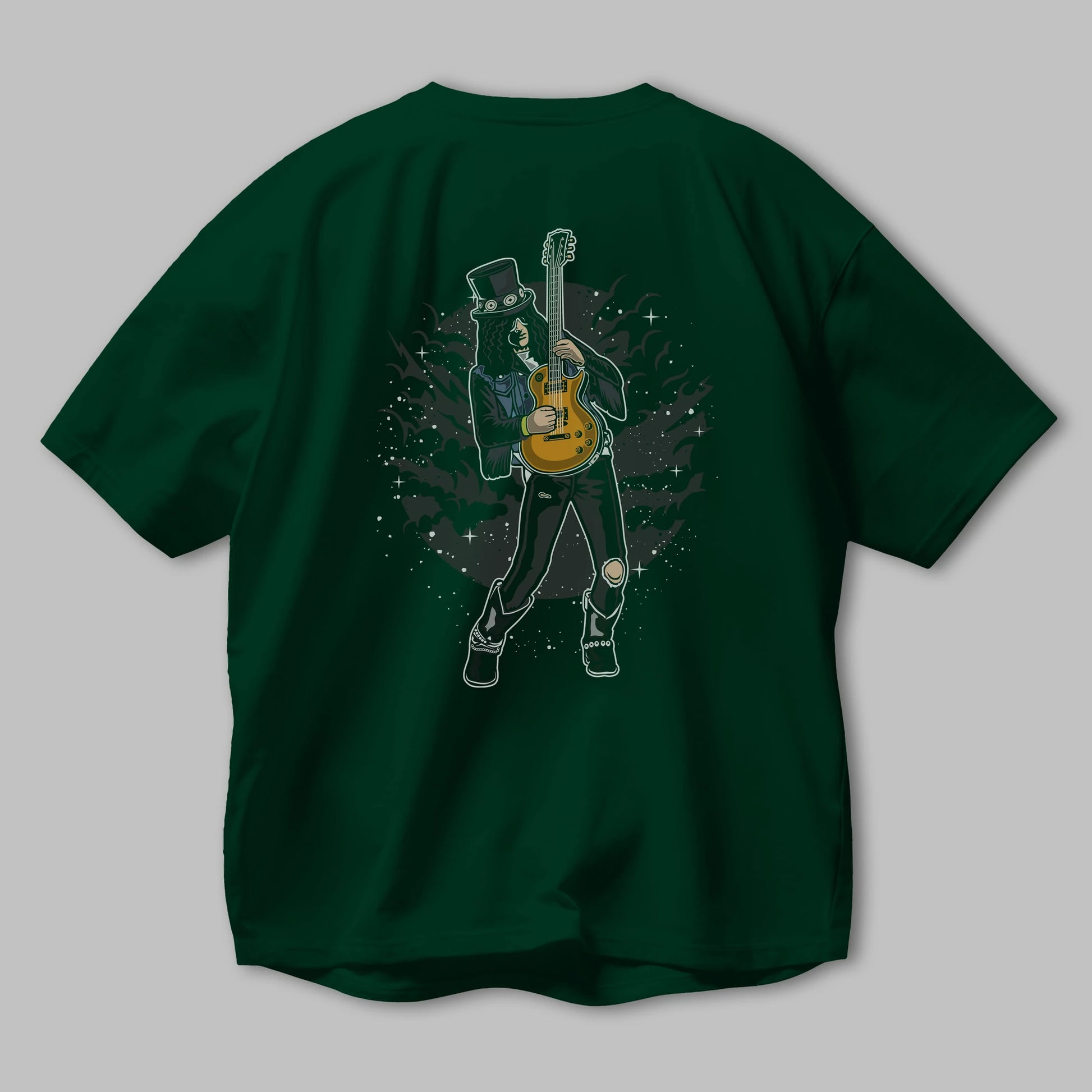 SLASH Arka Baskılı Oversize t-shirt Erkek Kadın Unisex %100 Pamuk