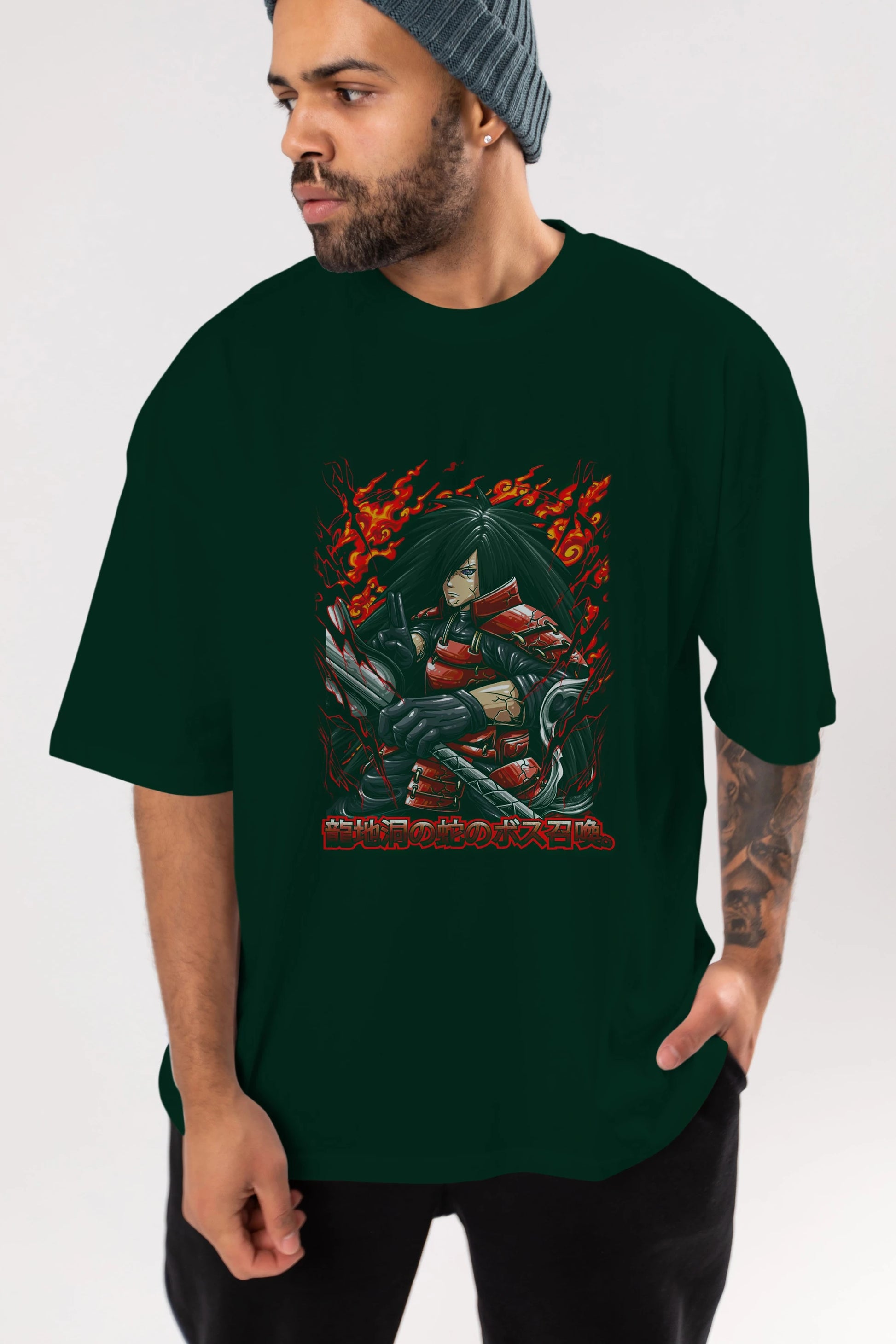 NARUTO (12) Anime Ön Baskılı Oversize t-shirt %100 pamuk Erkek Kadın Unisex