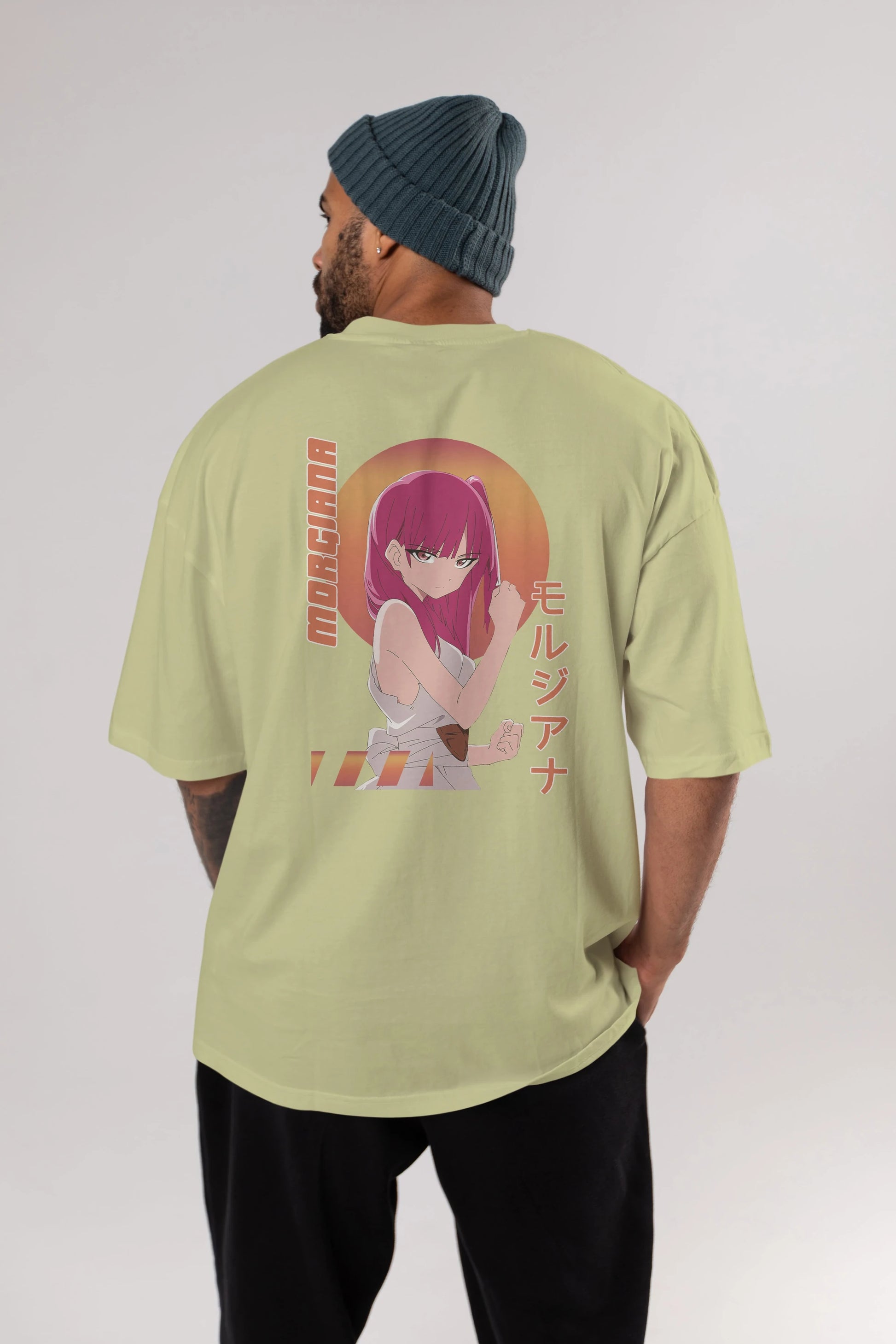 Morgiana 5 Anime Arka Baskılı Oversize t-shirt Erkek Kadın Unisex
