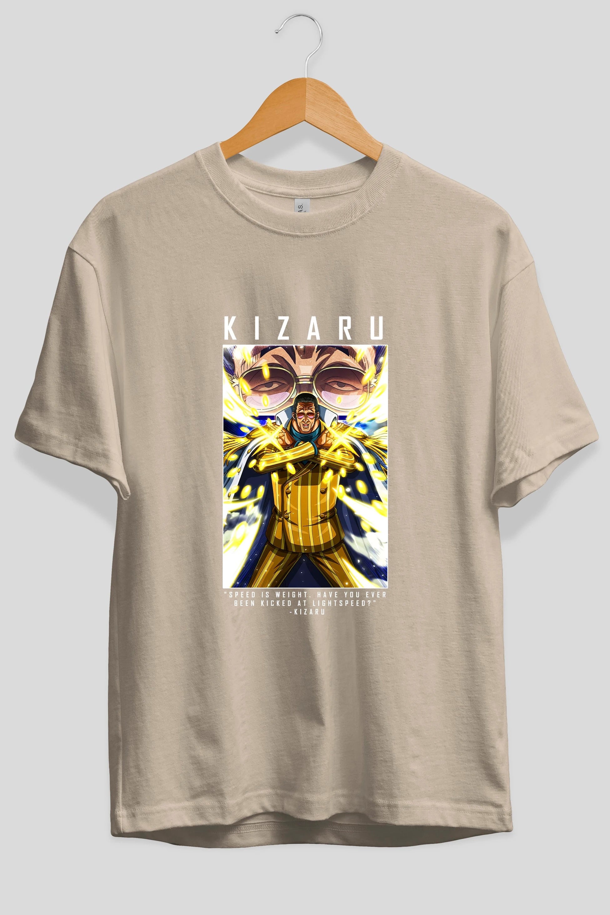 Kizaru Anime Ön Baskılı Oversize t-shirt Erkek Kadın Unisex