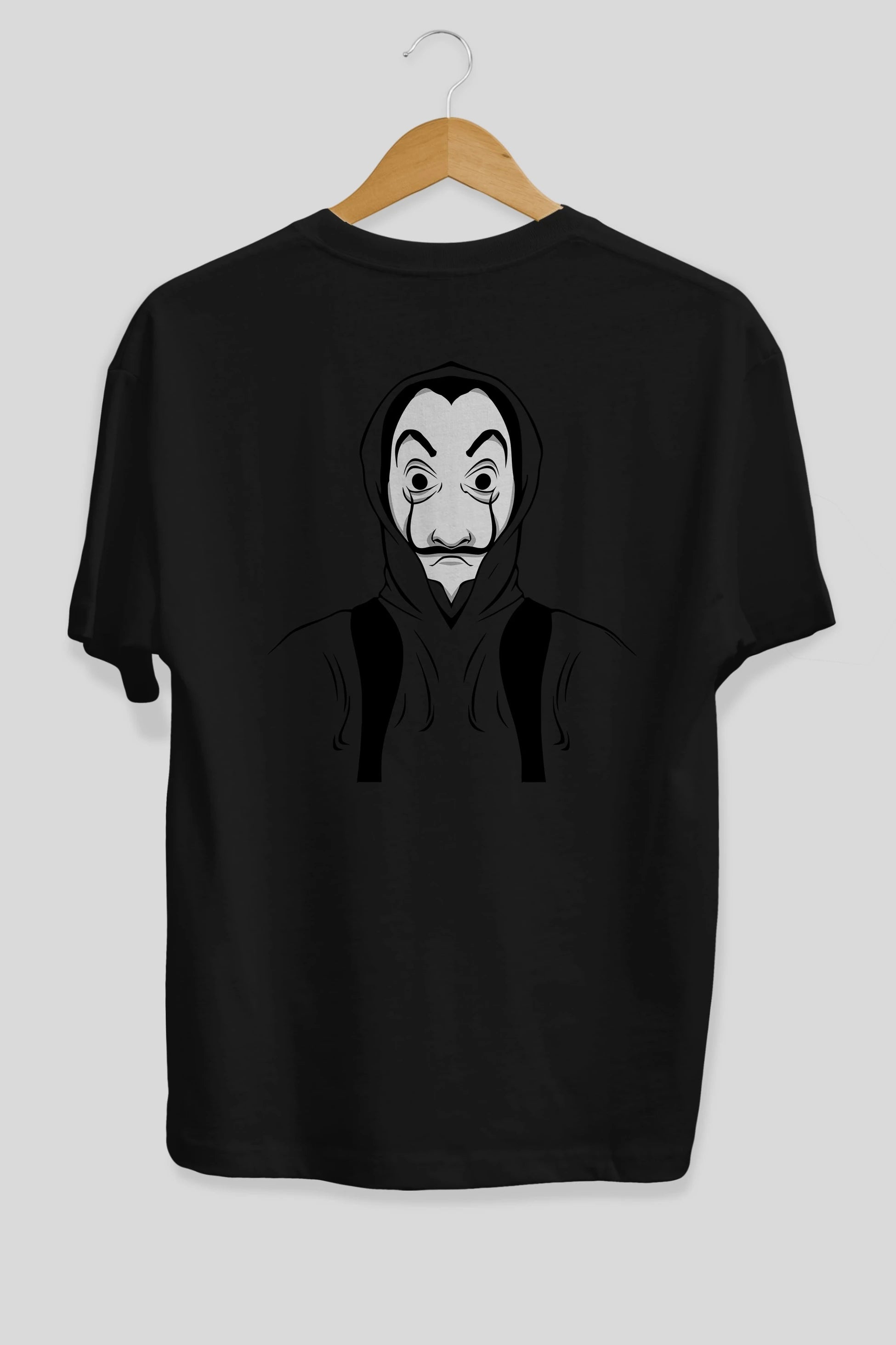 La Casa De Papel (7) Arka Baskılı Oversize t-shirt Erkek Kadın Unisex %100 Pamuk Bisiklet Yaka tişort