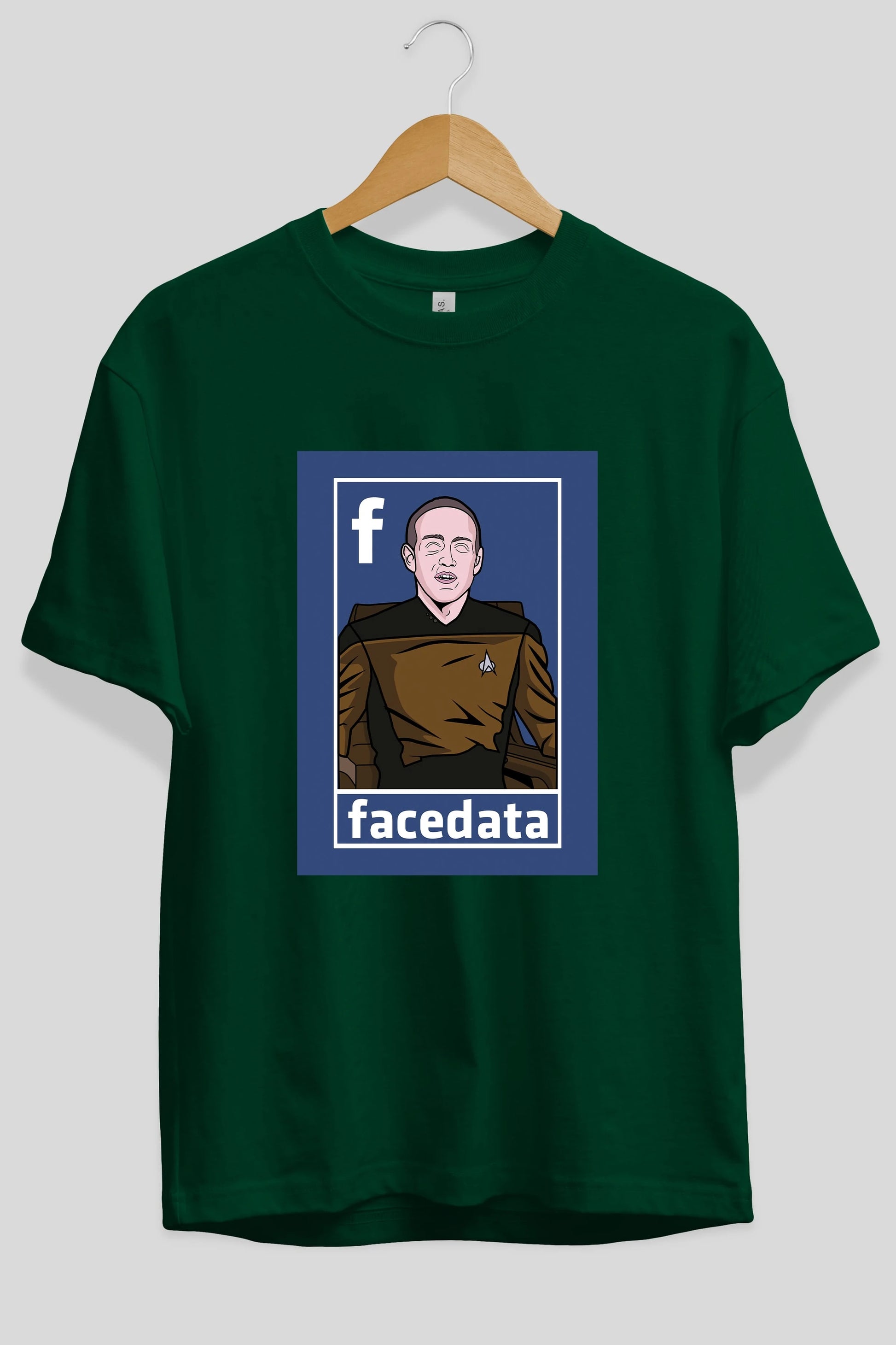 Zukerberg Data Ön Baskılı Oversize t-shirt Erkek Kadın Unisex %100 Pamuk tişort