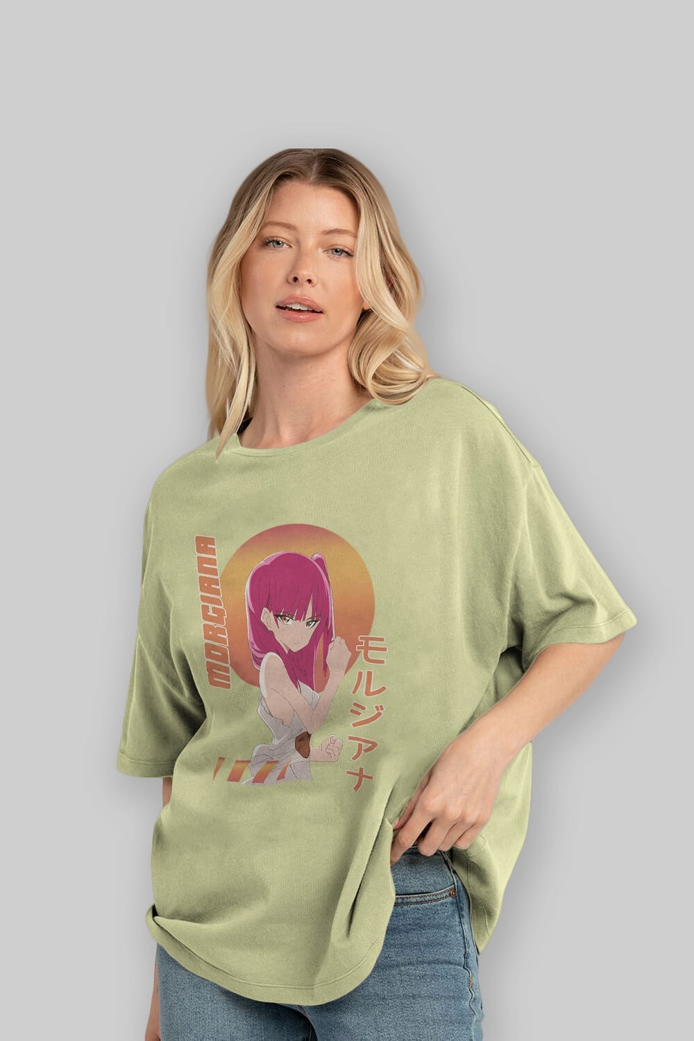 Morgiana 5 Anime Ön Baskılı Oversize t-shirt %100 pamuk Erkek Kadın Unisex