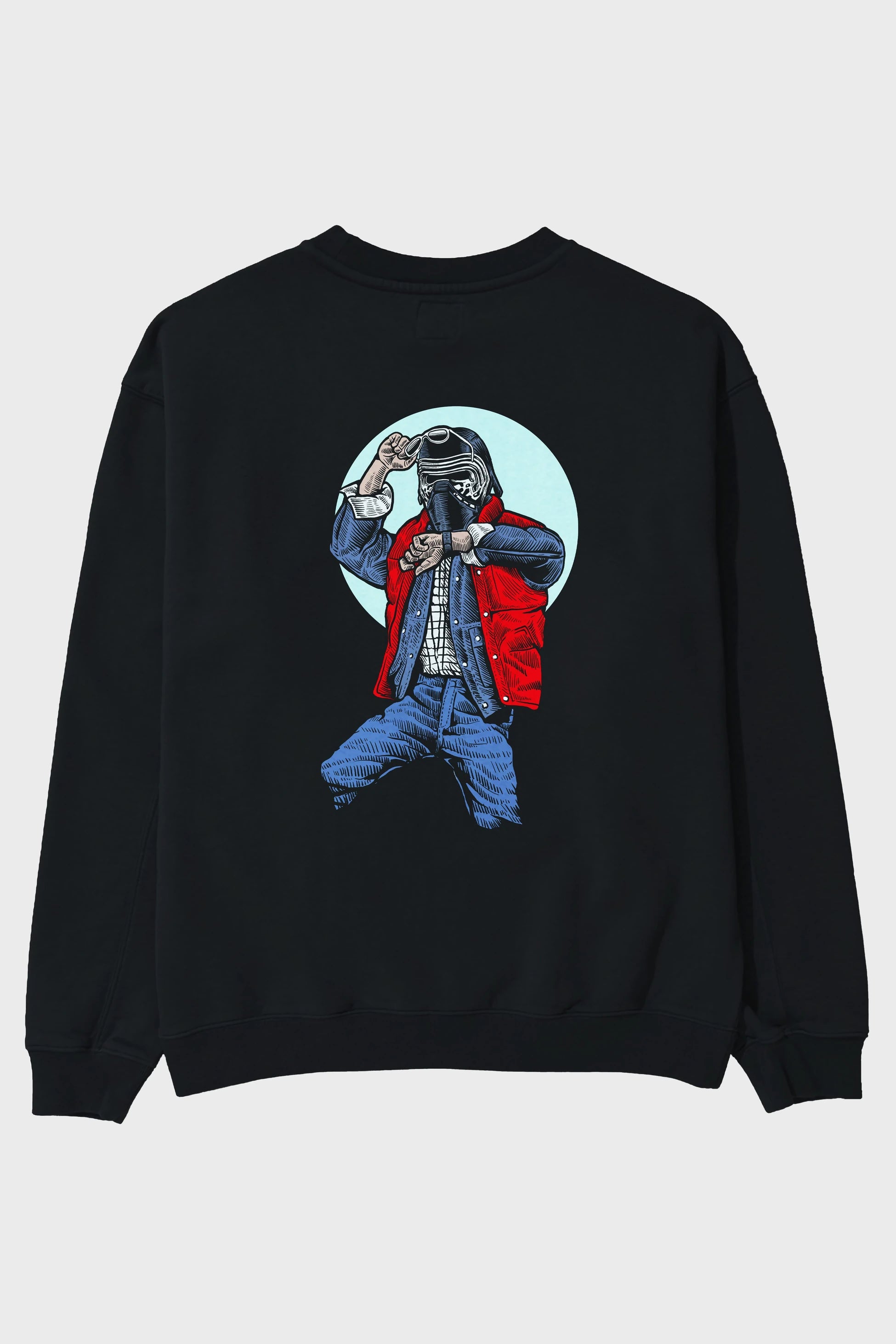 Kylo Mcfly Arka Baskılı Oversize Sweatshirt Erkek Kadın Unisex