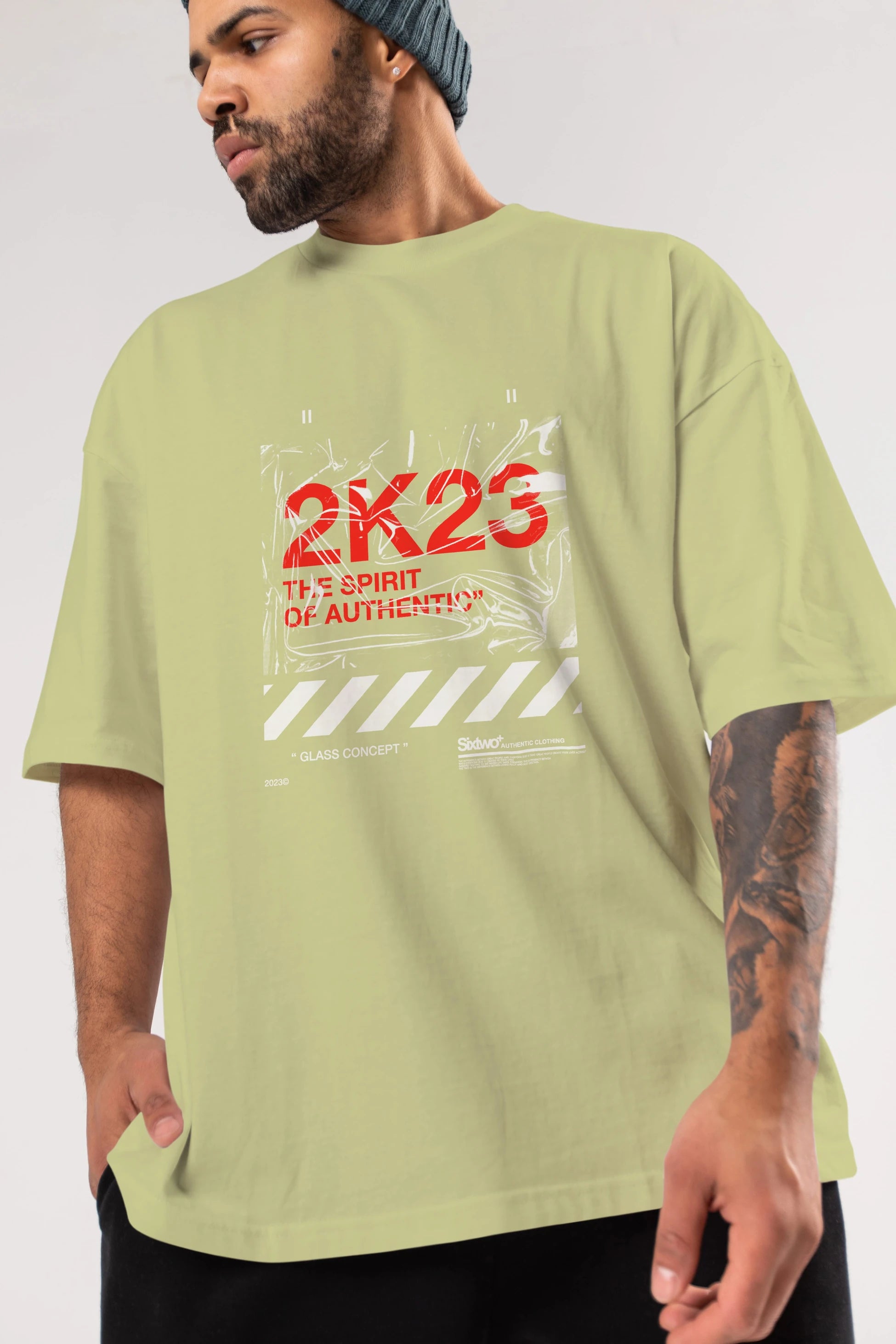 The Spirit Ön Baskılı Oversize t-shirt Erkek Kadın Unisex