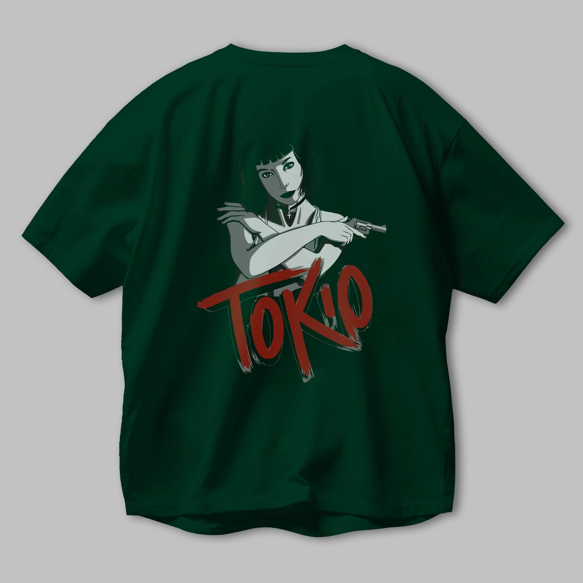 La Casa De Papel (10) Arka Baskılı Oversize t-shirt Erkek Kadın Unisex %100 Pamuk Bisiklet Yaka tişort