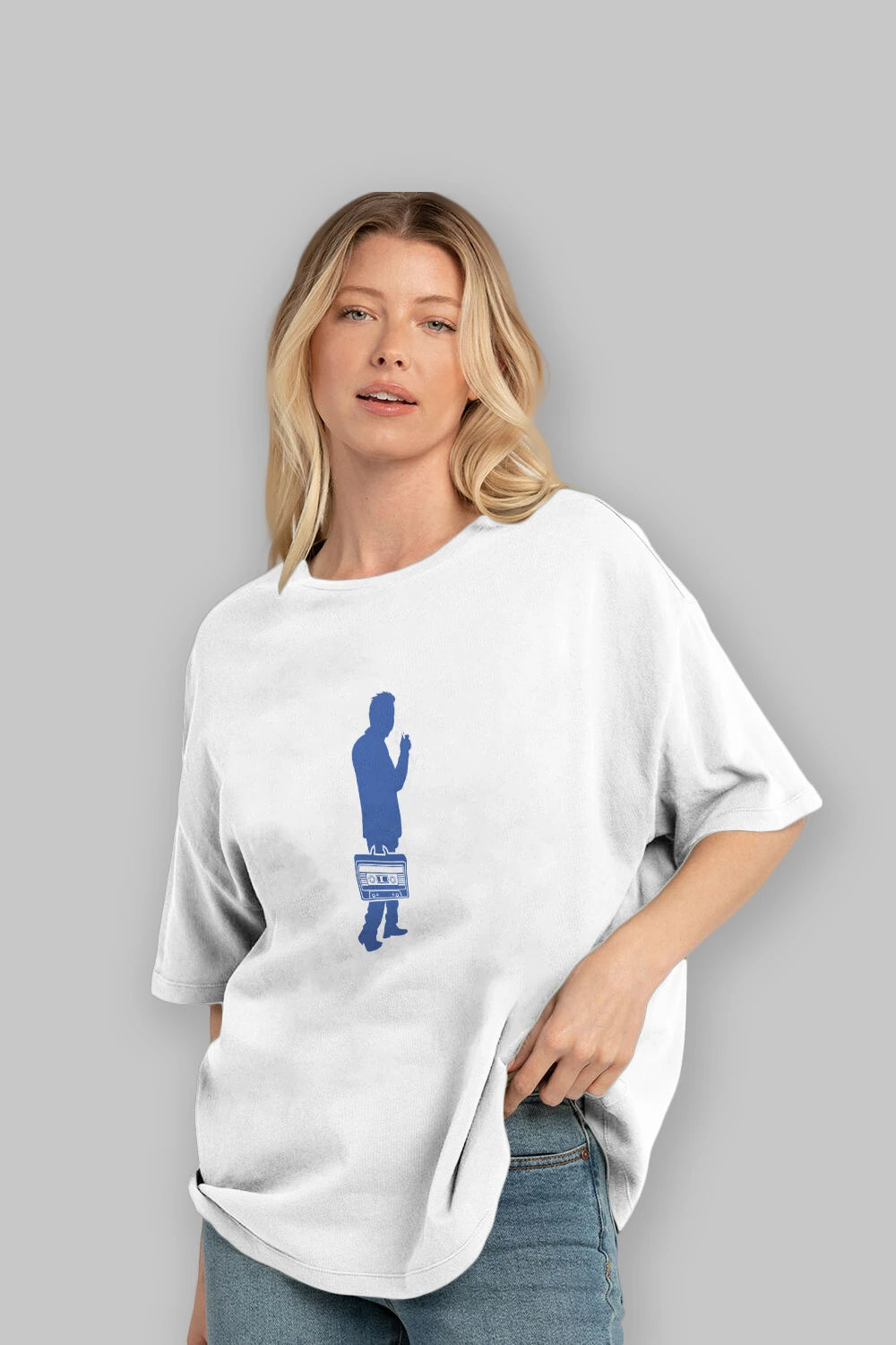 Sound Collector Ön Baskılı Oversize t-shirt %100 pamuk Erkek Kadın Unisex