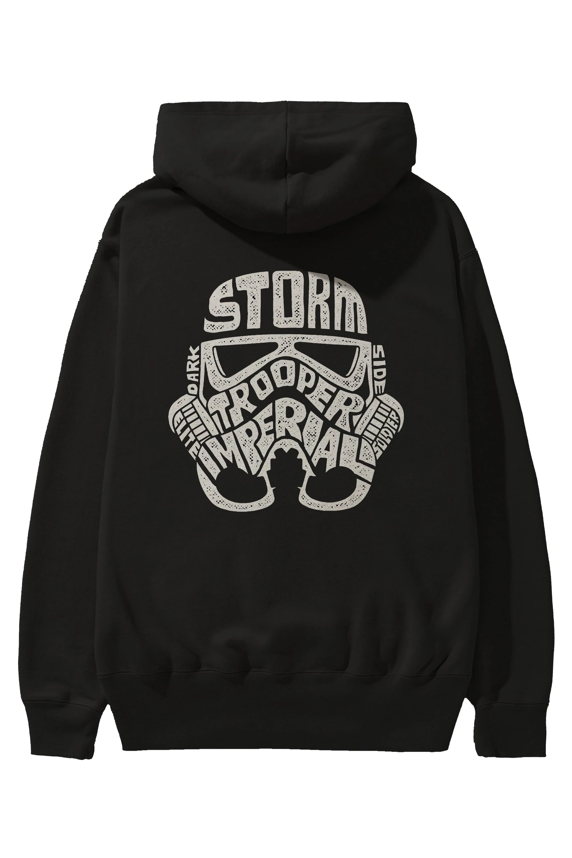 Storm Trooper Arka Baskılı Hoodie Oversize Kapüşonlu Sweatshirt Erkek Kadın Unisex