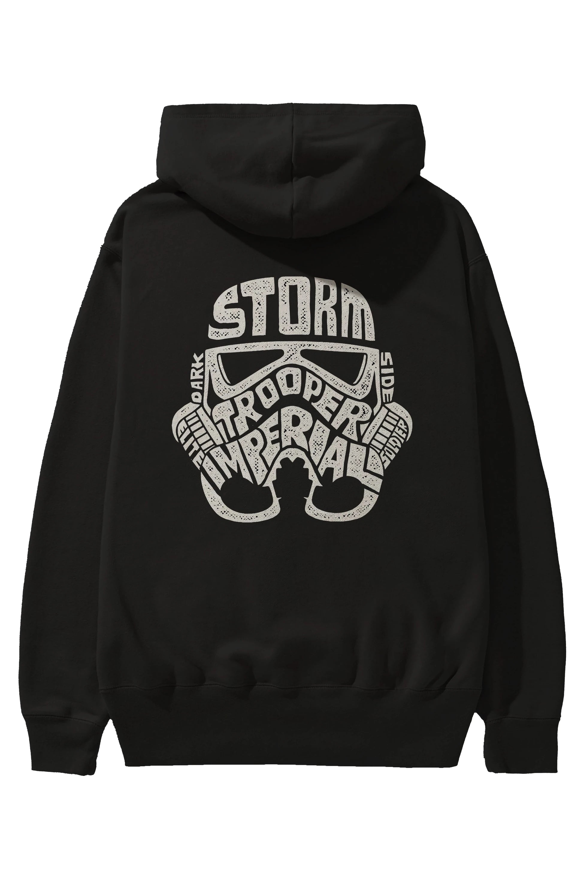 Storm Trooper Arka Baskılı Hoodie Oversize Kapüşonlu Sweatshirt Erkek Kadın Unisex