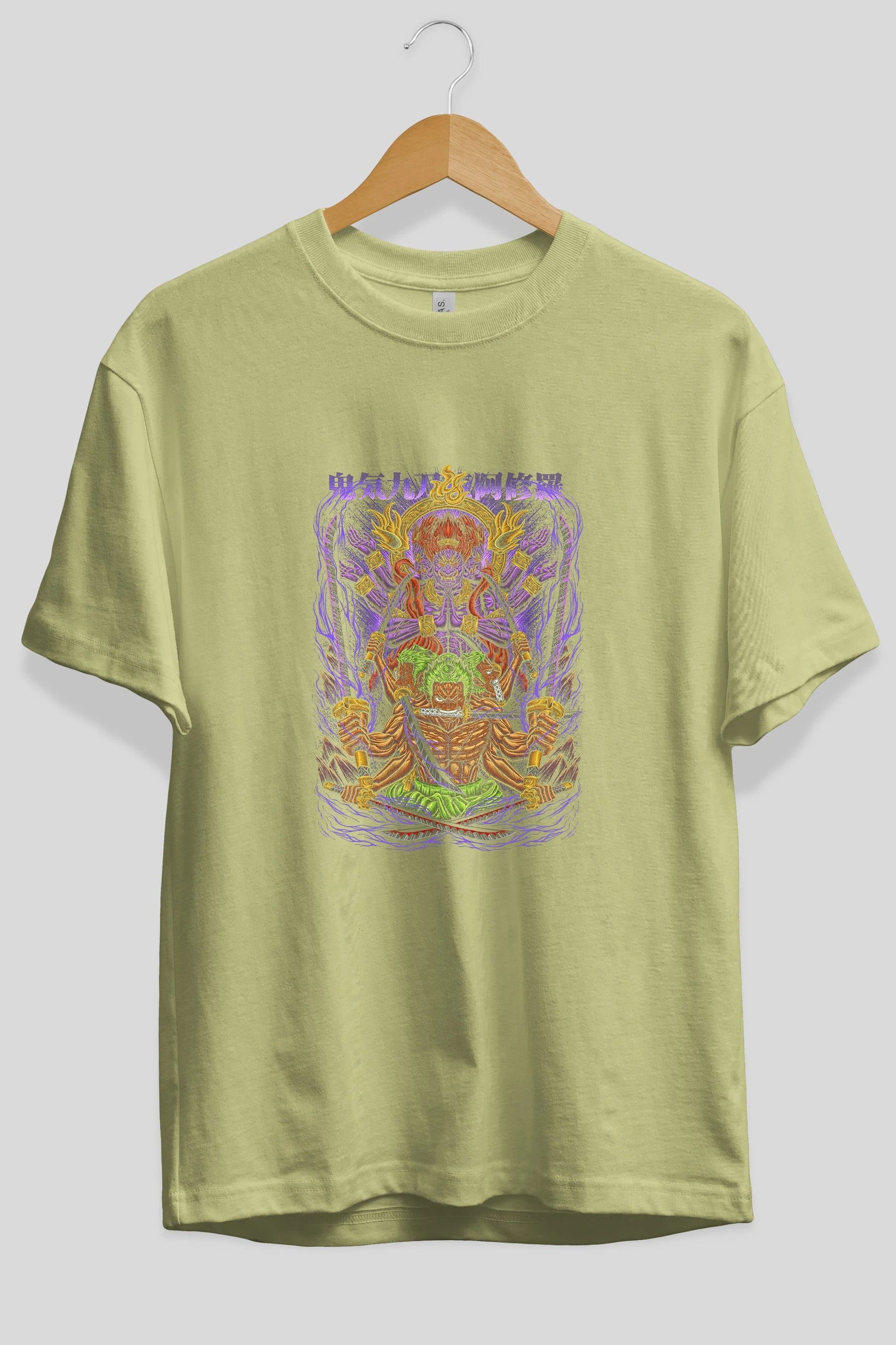 RORONOA ZORO 2 Anime Ön Baskılı Oversize t-shirt %100 pamuk Erkek Kadın Unisex