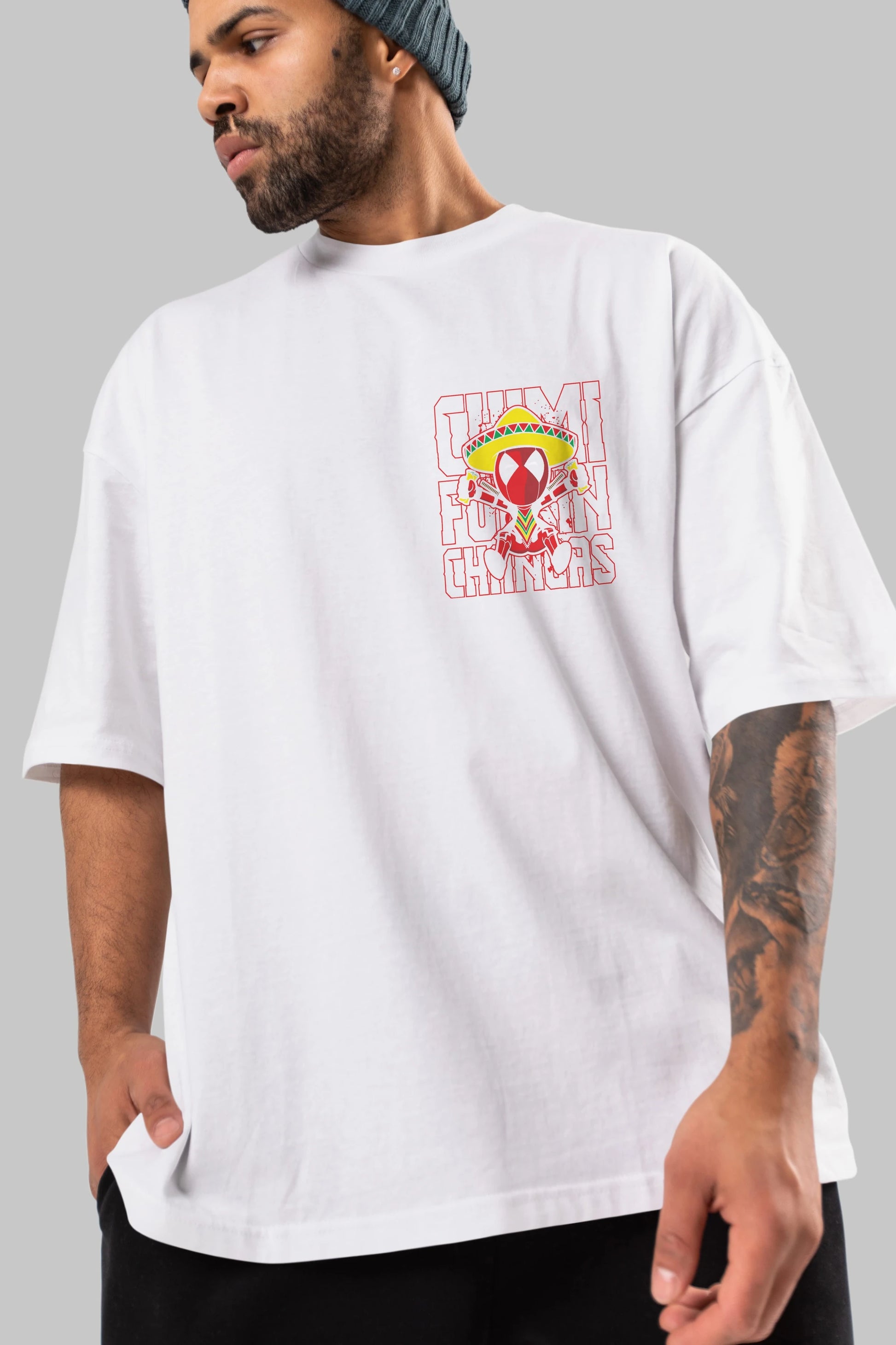 Deadpool (14) Ön Sol Baskılı Oversize t-shirt Erkek Kadın Unisex %100 Pamuk Bisiklet Yaka tişort