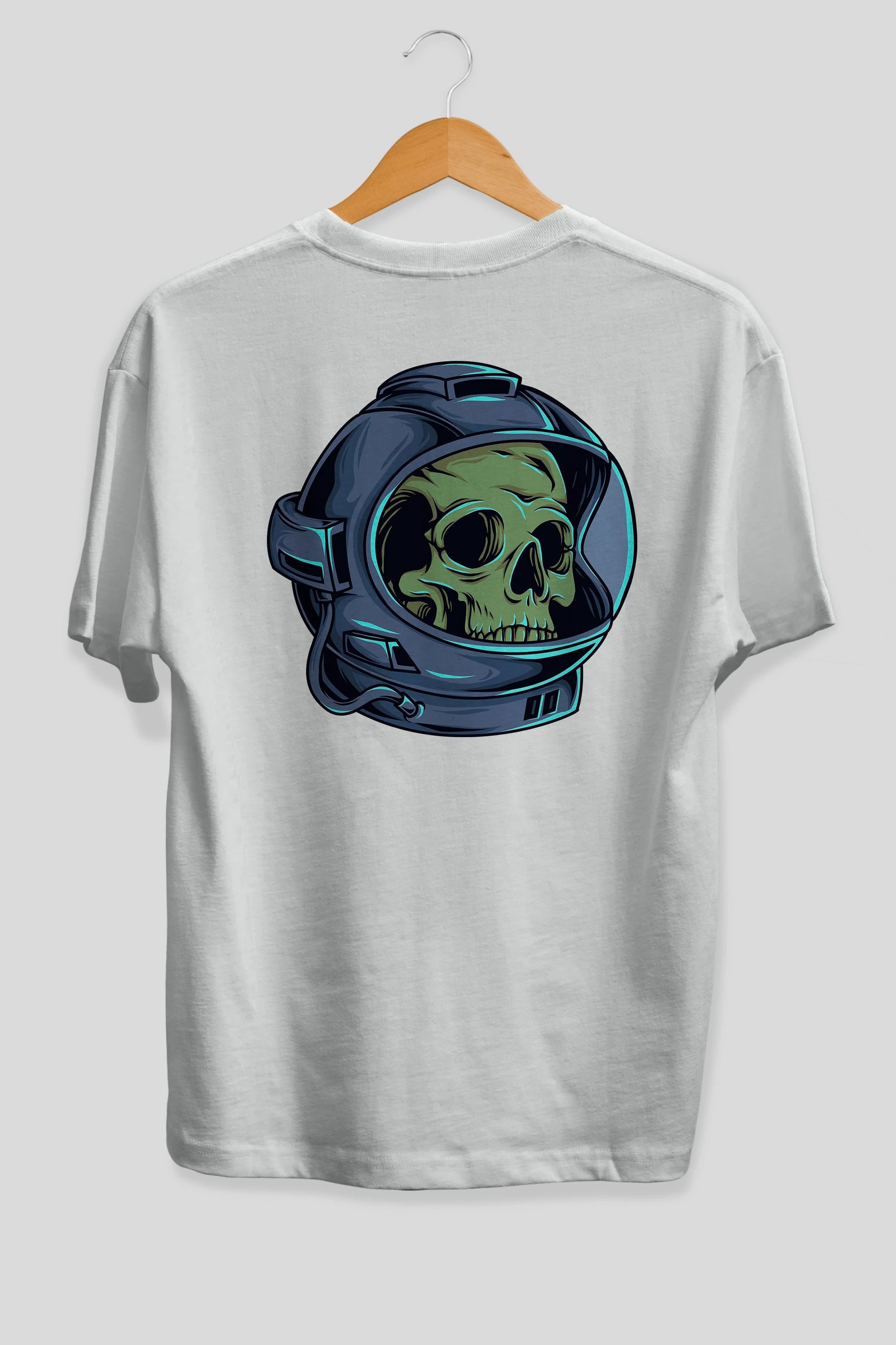 Astroskull Arka Baskılı Oversize t-shirt Erkek Kadın Unisex