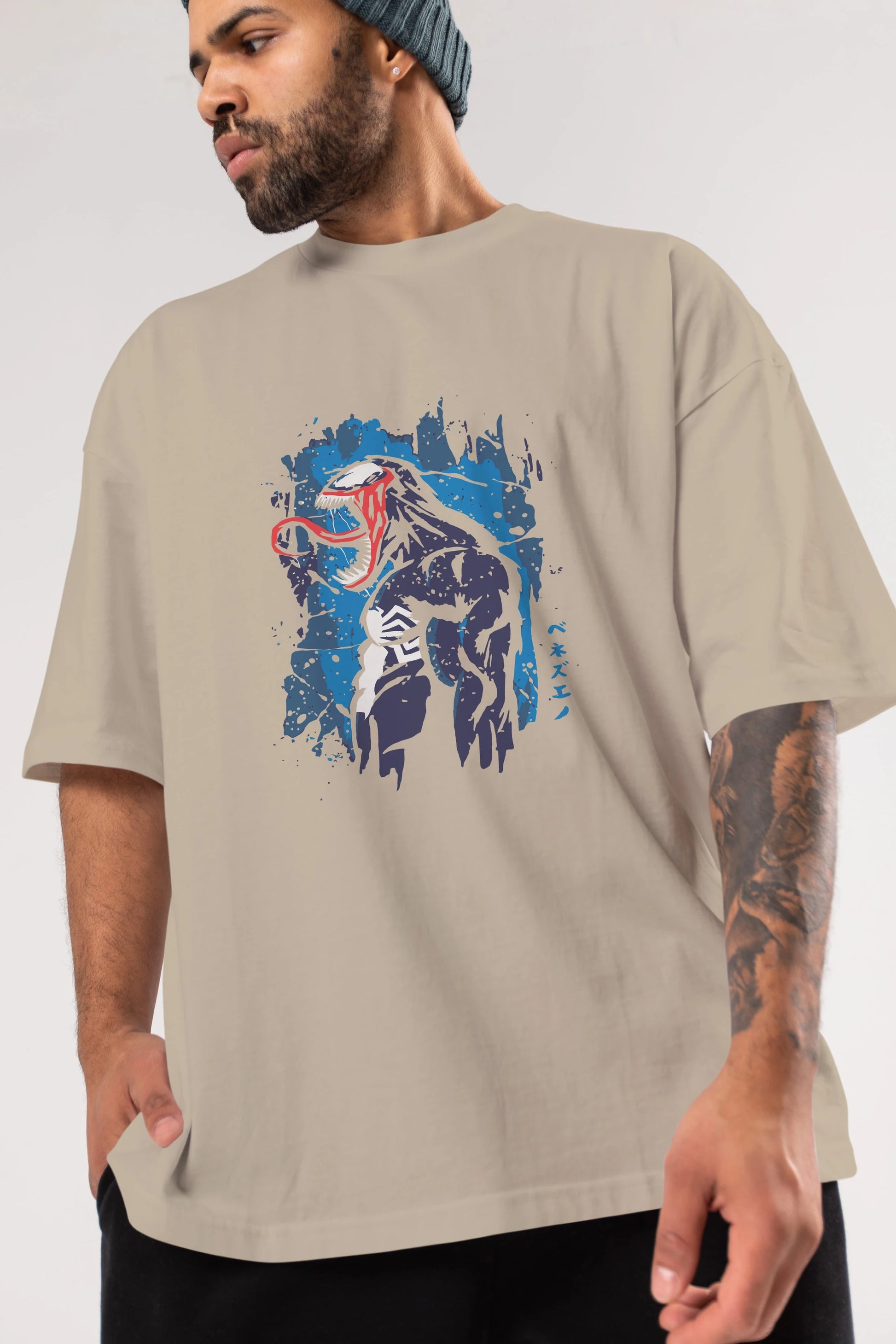 Venom (24) Ön Baskılı Oversize t-shirt Erkek Kadın Unisex %100 Pamuk Bisiklet Yaka tişort