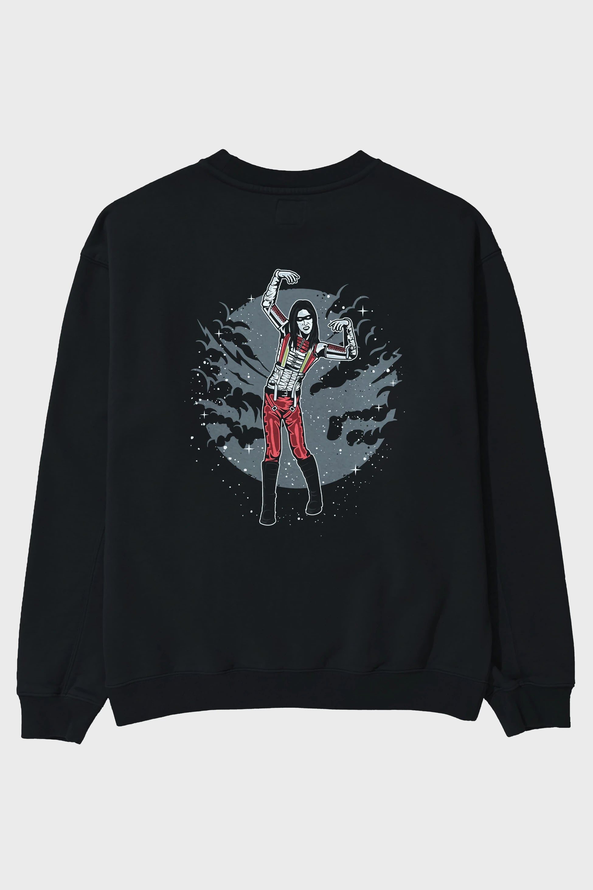 Marilyn Manson Arka Baskılı Oversize Sweatshirt Erkek Kadın Unisex