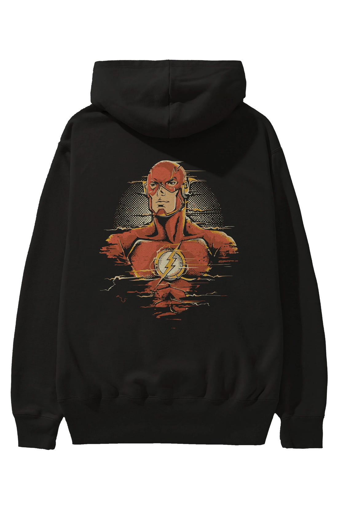 Flash Avengers Arka Baskılı Hoodie Oversize Kapüşonlu Sweatshirt Erkek Kadın Unisex
