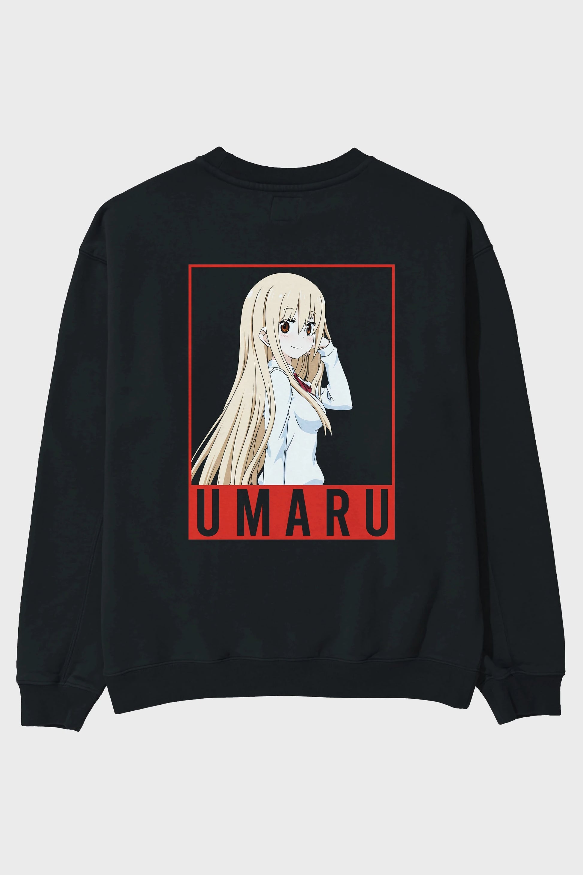 Umaru Doma 2 Anime Arka Baskılı Oversize Sweatshirt Erkek Kadın Unisex