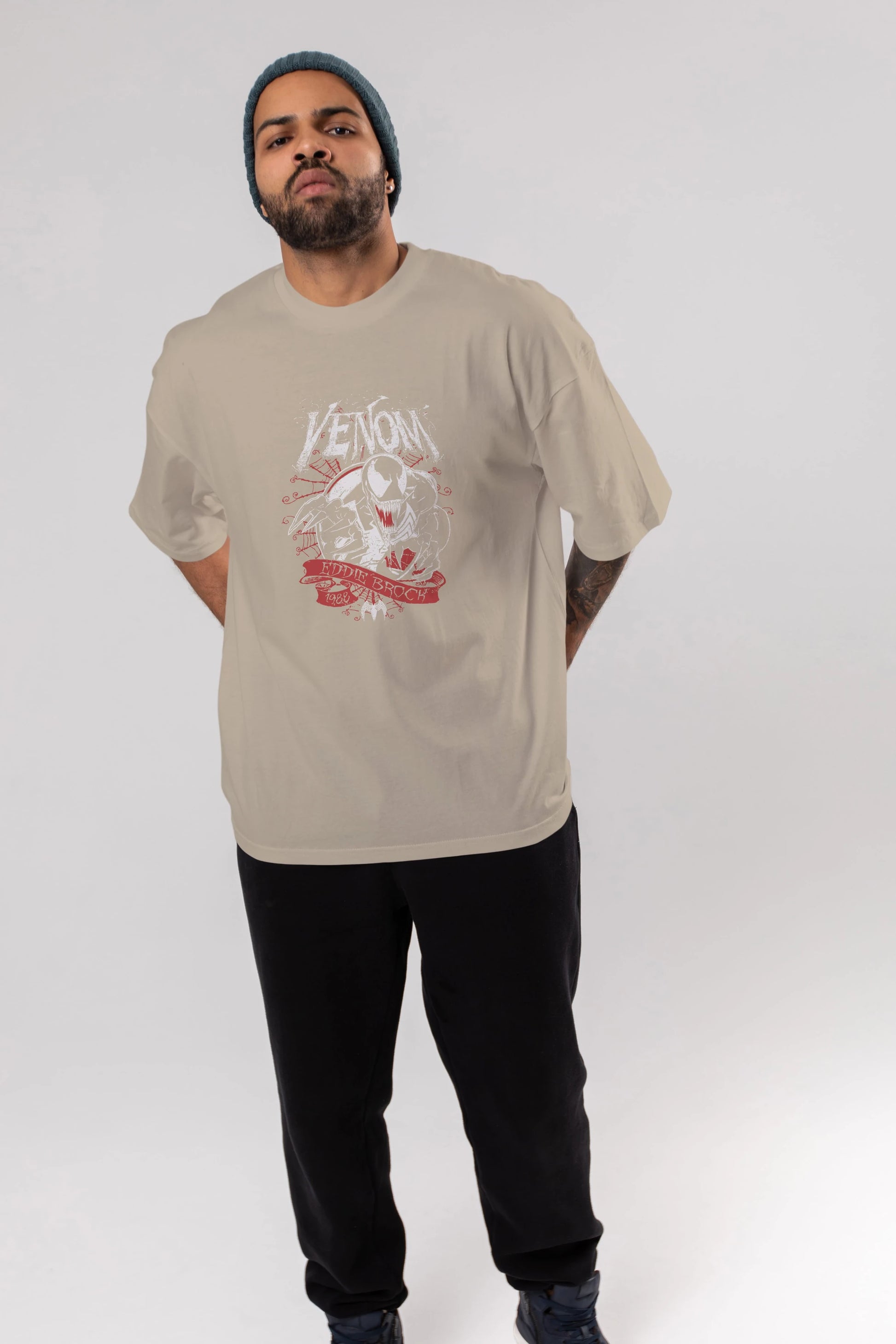 Venom (11) Ön Baskılı Oversize t-shirt Erkek Kadın Unisex %100 Pamuk Bisiklet Yaka tişort