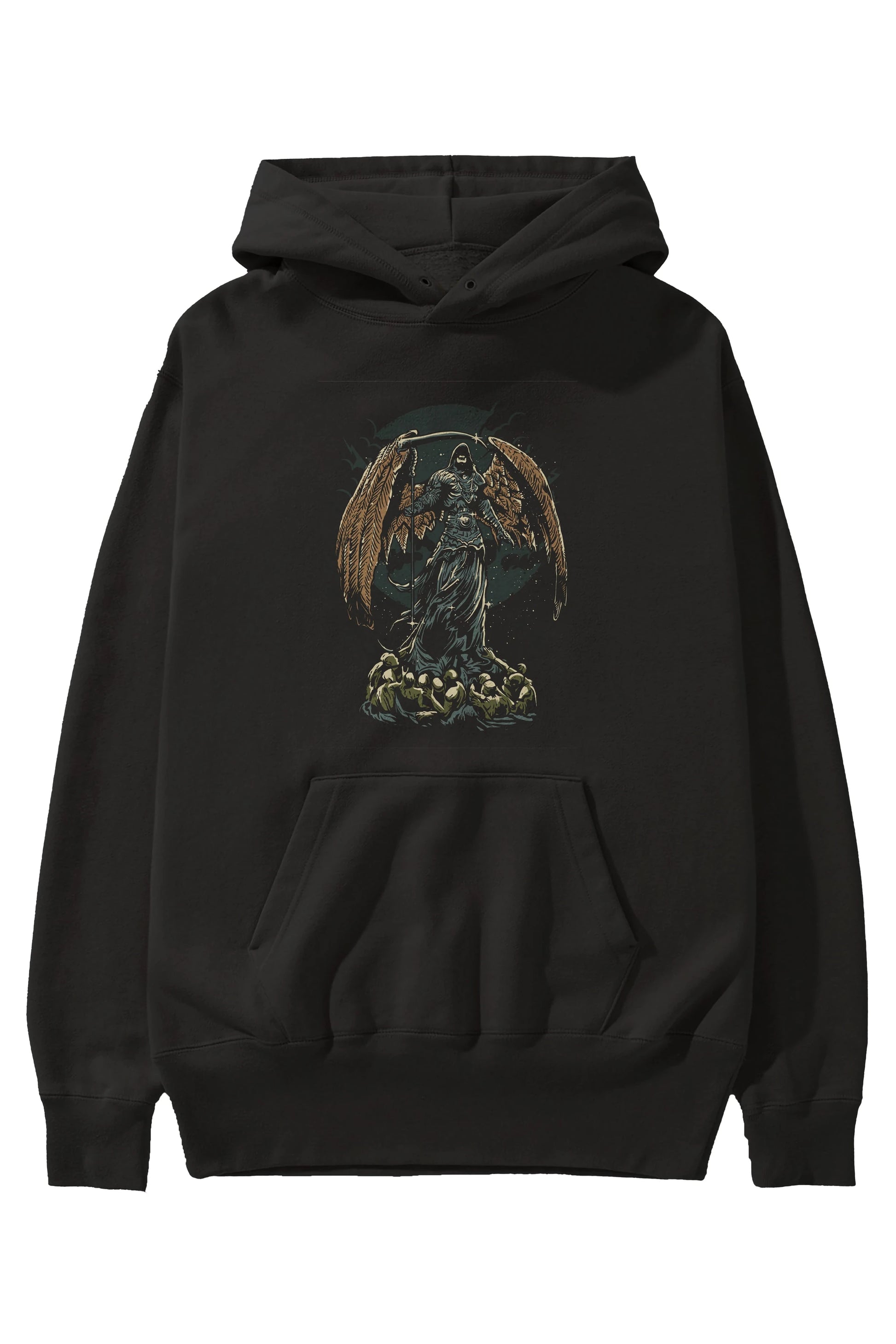Darkness Ön Baskılı Hoodie Oversize Kapüşonlu Sweatshirt Erkek Kadın Unisex