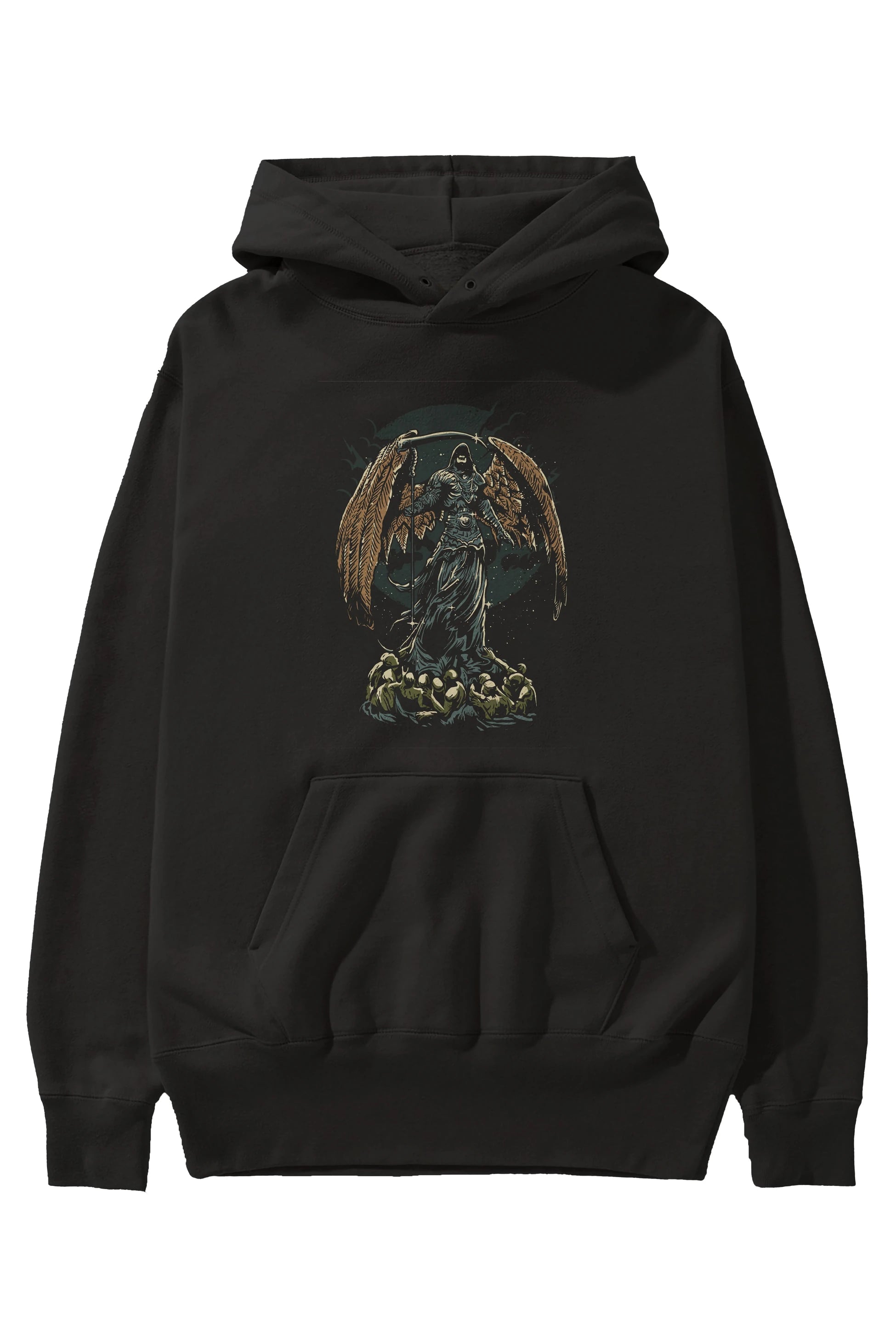 Darkness Ön Baskılı Hoodie Oversize Kapüşonlu Sweatshirt Erkek Kadın Unisex
