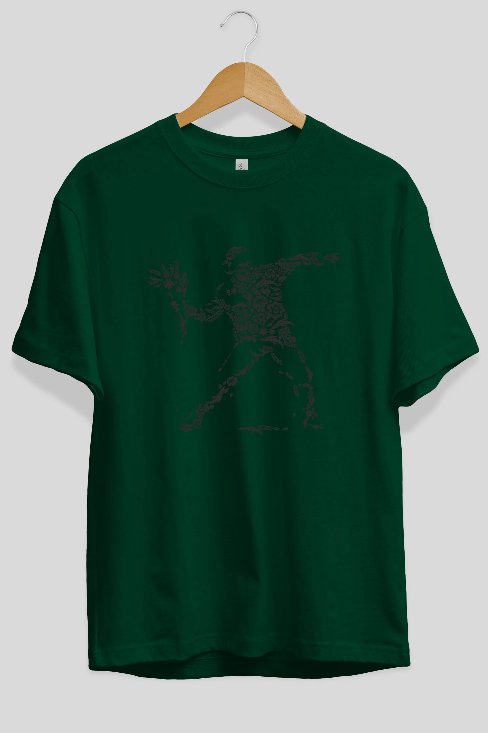 Flourish Vandalism Ön Baskılı Oversize t-shirt %100 pamuk Erkek Kadın Unisex