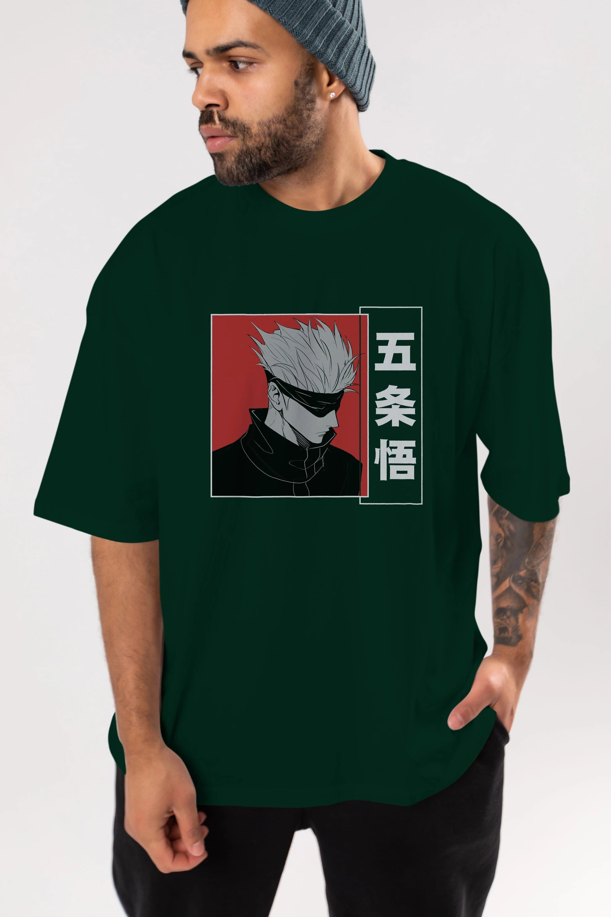 JUJUTSU KAISEN 2 Anime Ön Baskılı Oversize t-shirt %100 pamuk Erkek Kadın Unisex