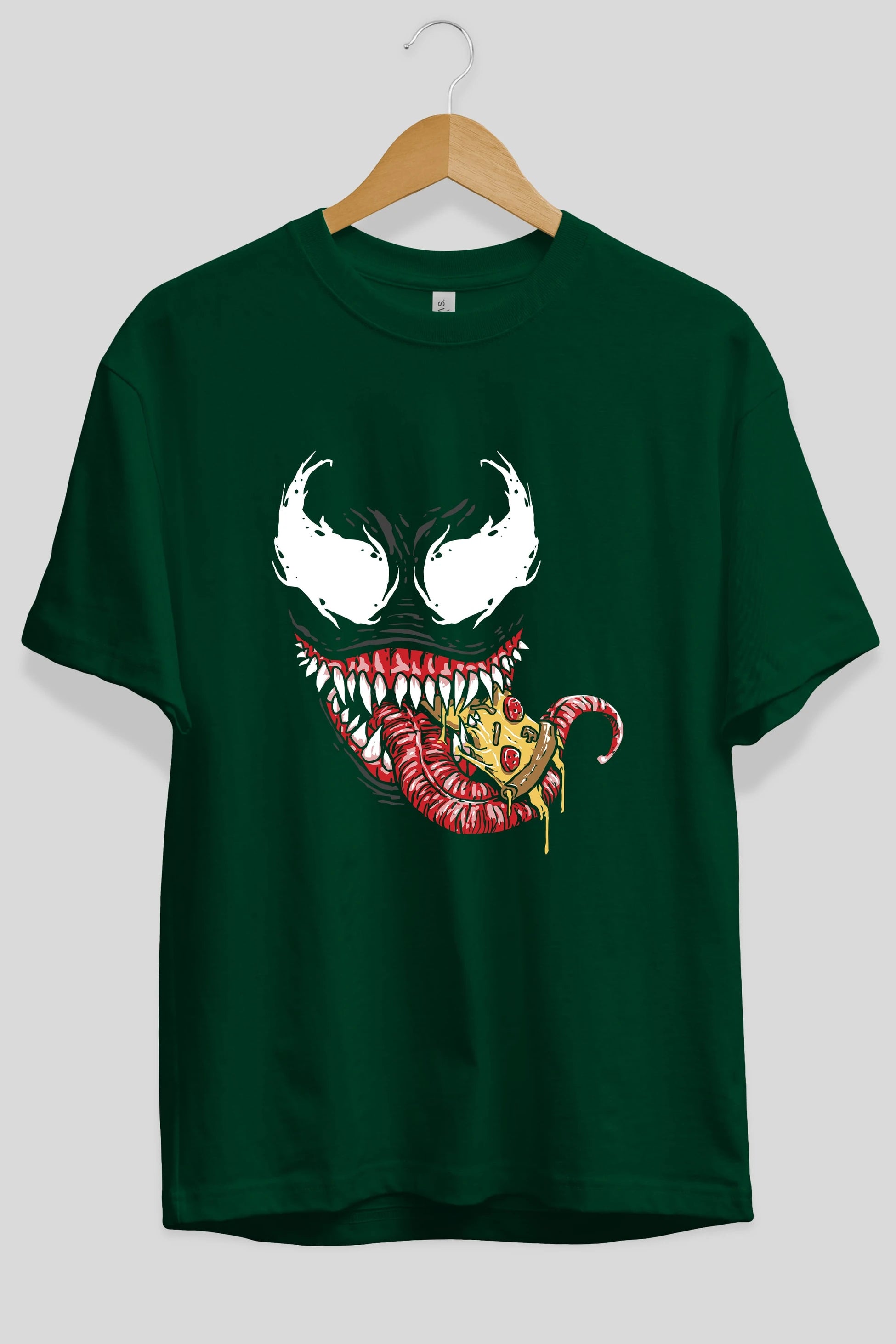 Venom (1) Ön Baskılı Oversize t-shirt Erkek Kadın Unisex %100 Pamuk Bisiklet Yaka tişort