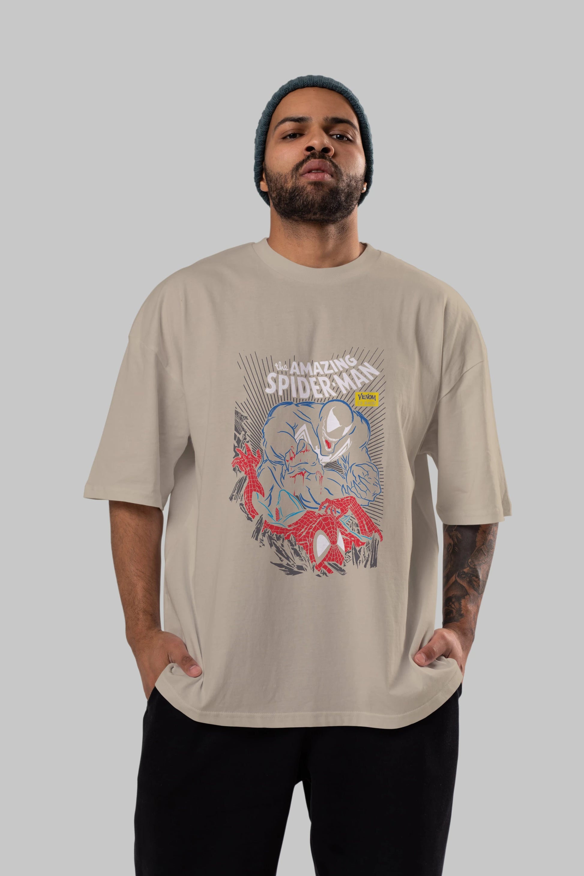 Venom (19) Ön Baskılı Oversize t-shirt Erkek Kadın Unisex %100 Pamuk Bisiklet Yaka tişort