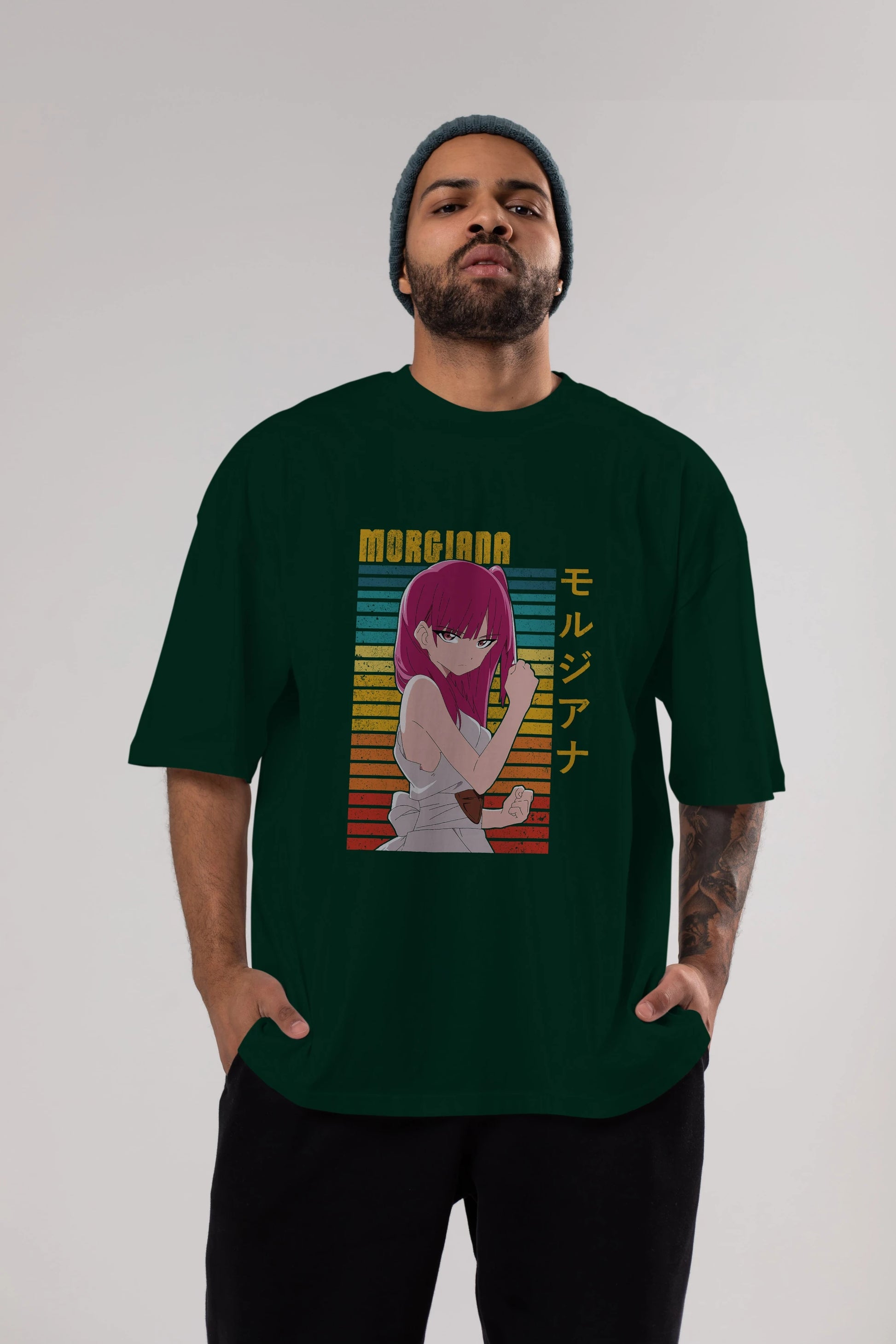 Morgiana 3 Anime Ön Baskılı Oversize t-shirt %100 pamuk Erkek Kadın Unisex