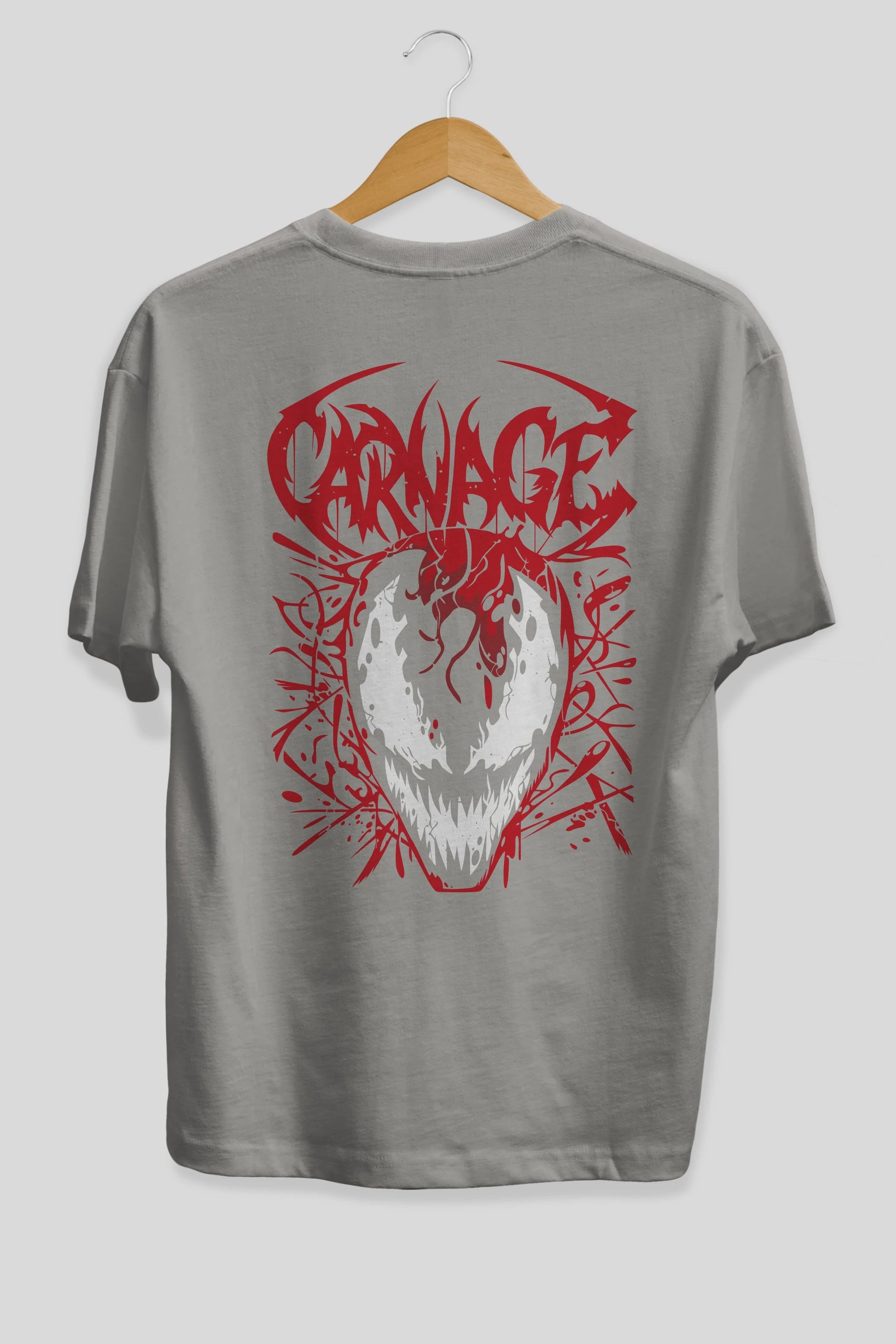 Venom (22) Arka Baskılı Oversize t-shirt Erkek Kadın Unisex %100 Pamuk Bisiklet Yaka tişort